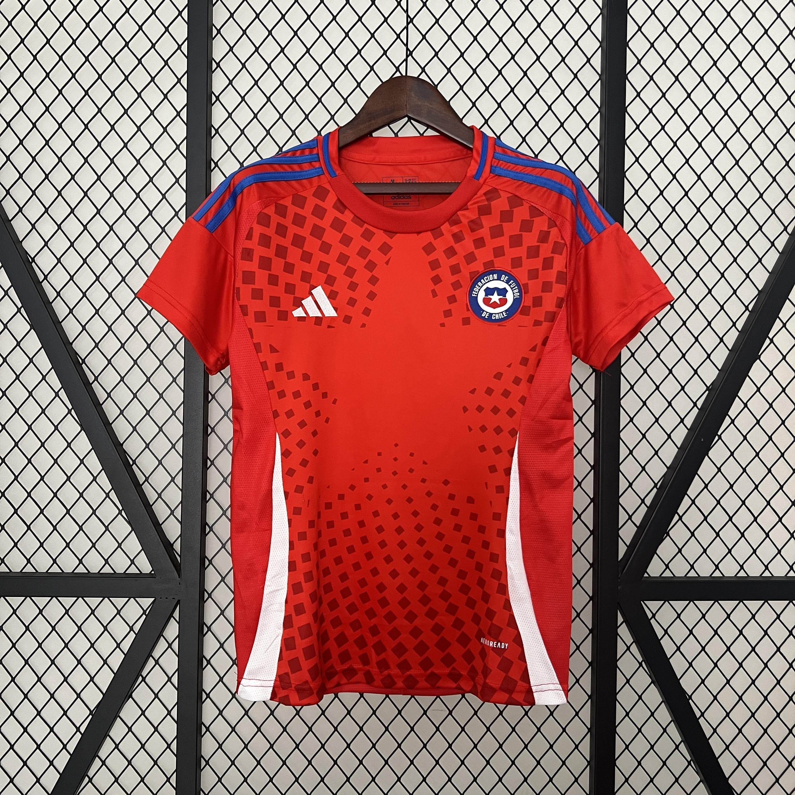 CAMISETA CHILE I 2024 MUJER (VERSIÓN FAN) - ZonaCamisetas