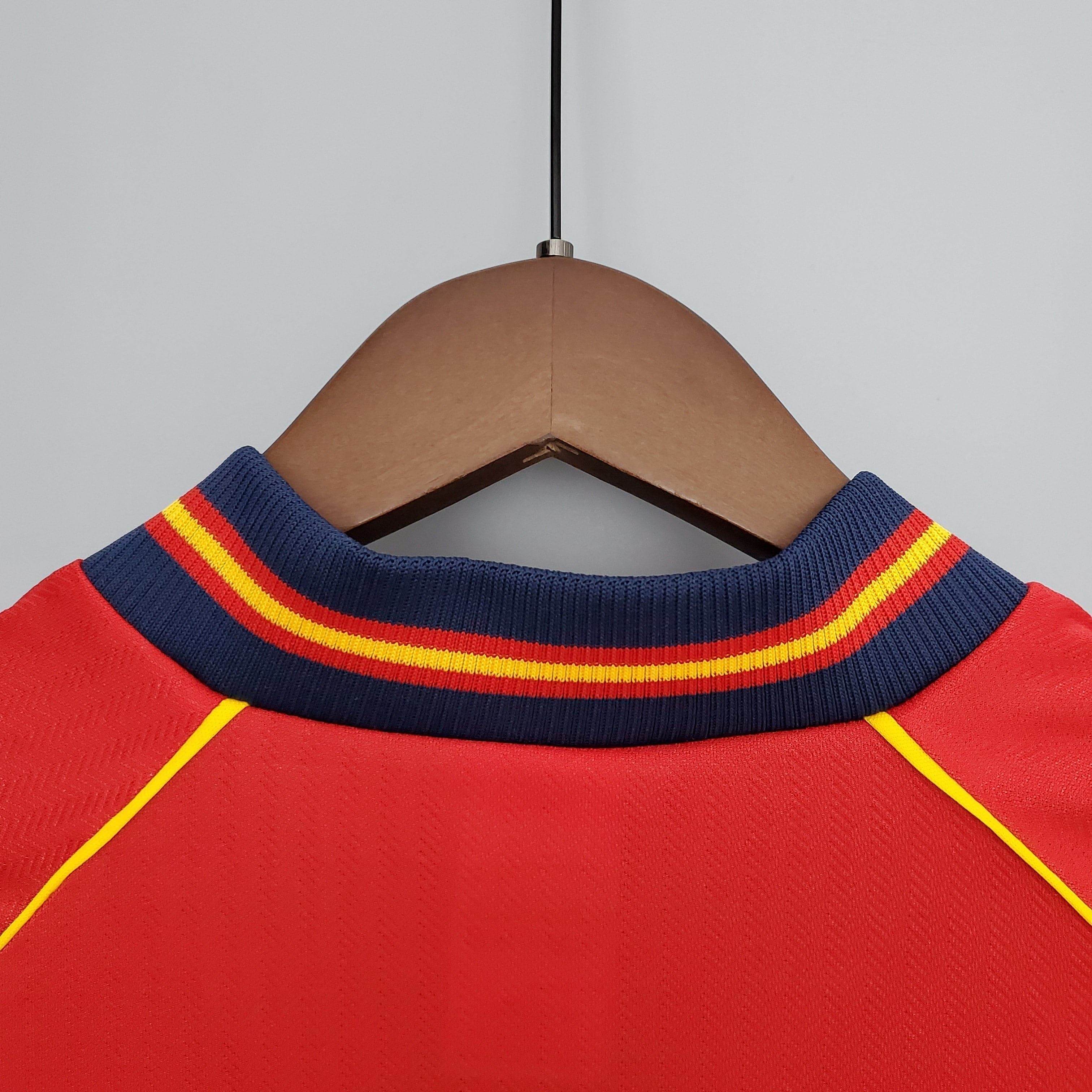 CAMISETA ESPAÑA I 98 HOMBRE (RETRO) - ZonaCamisetas