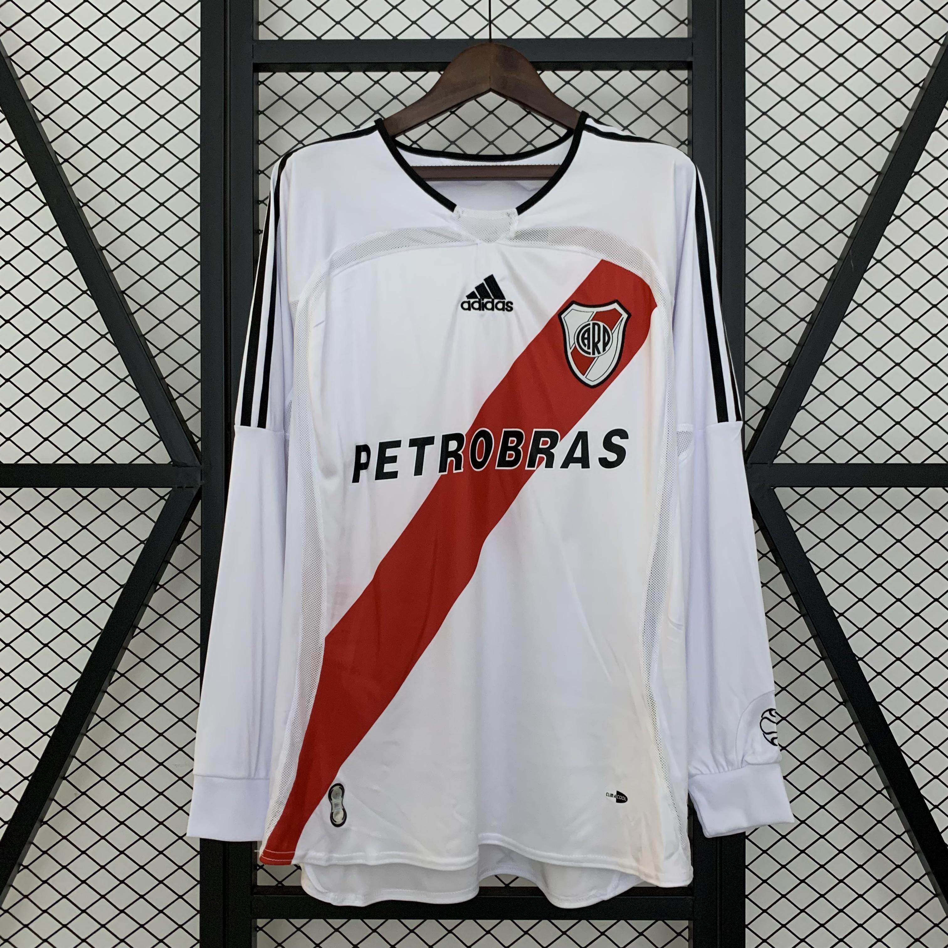 CAMISETA RIVER PLATE l 06/07 HOMBRE (RETRO) MANGA LARGA - ZonaCamisetas