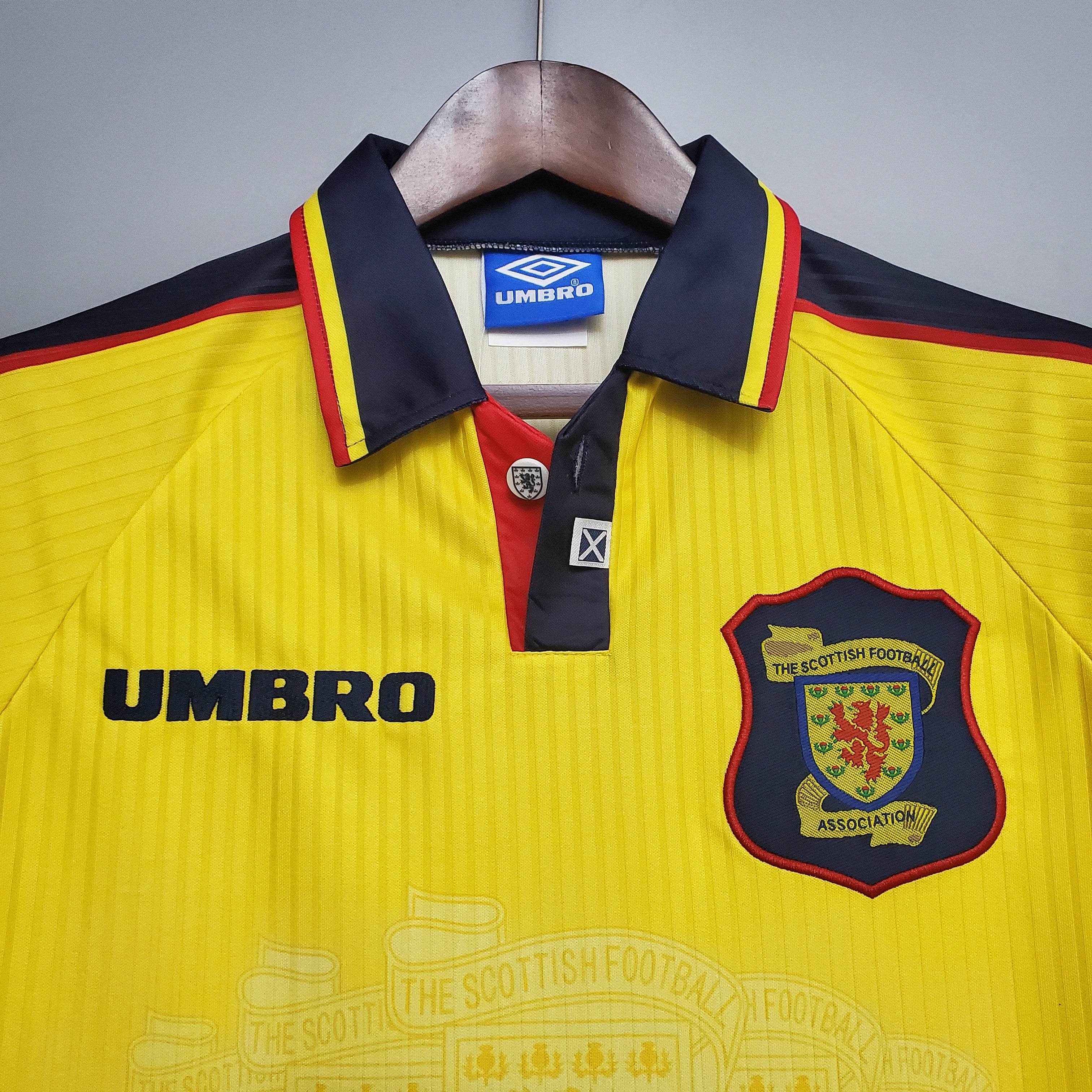CAMISETA SCOTLAND 96/98 HOMBRE (RETRO) - ZonaCamisetas