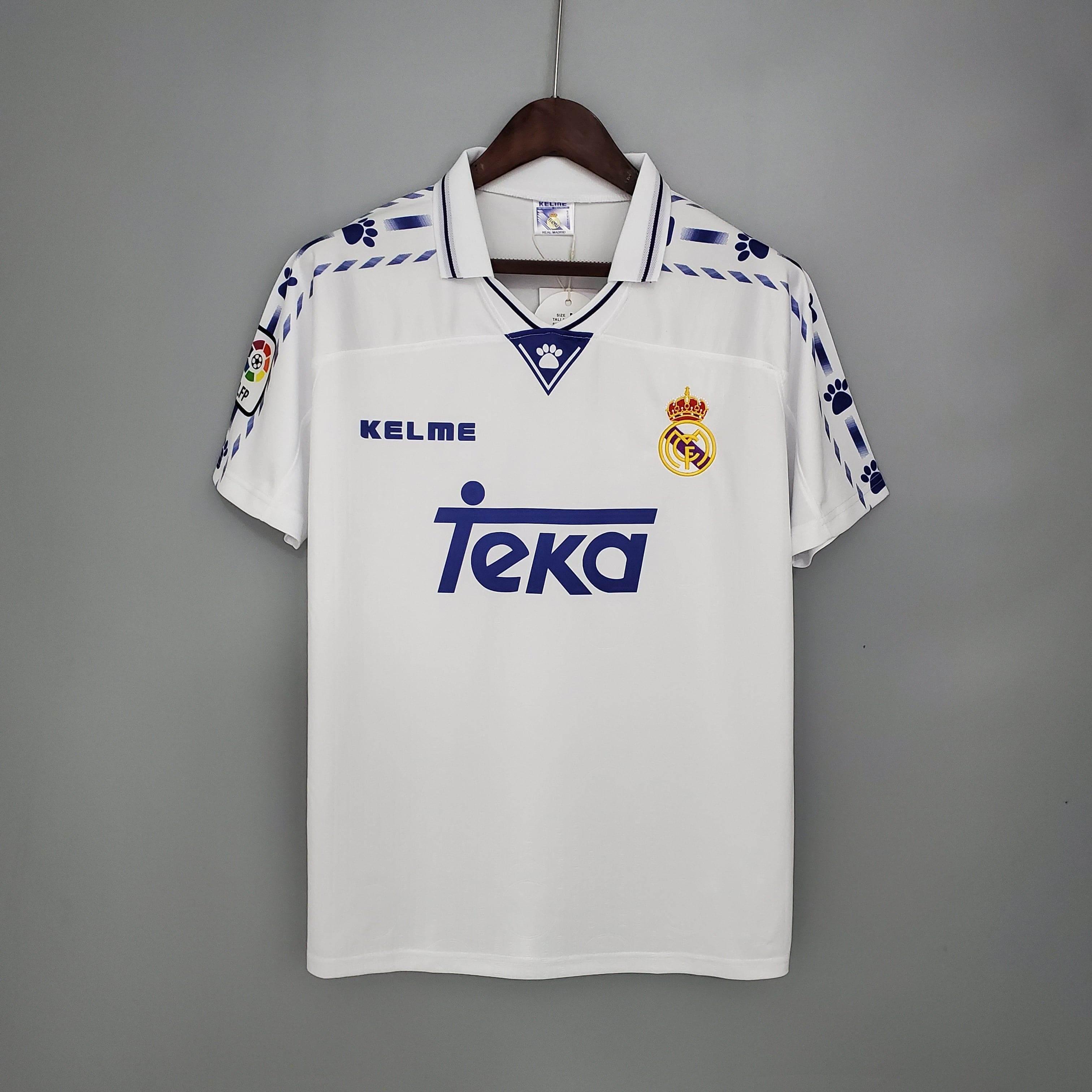 CAMISETA REAL MADRID I 96/97 HOMBRE (RETRO) - ZonaCamisetas