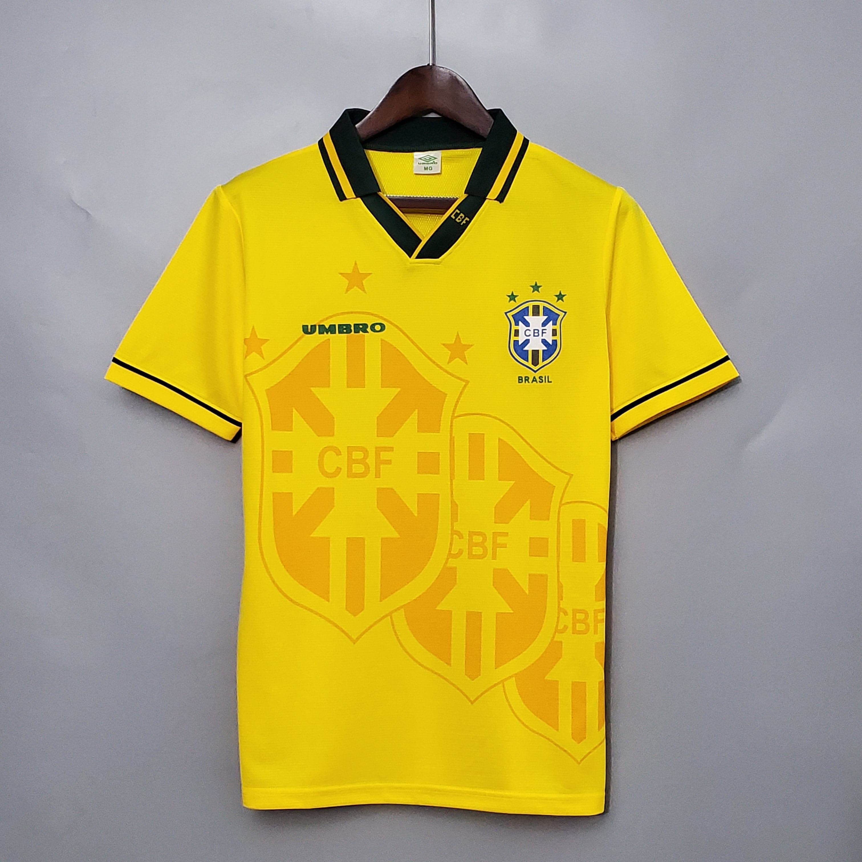 CAMISETA BRASIL I 94 HOMBRE (RETRO) - ZonaCamisetas