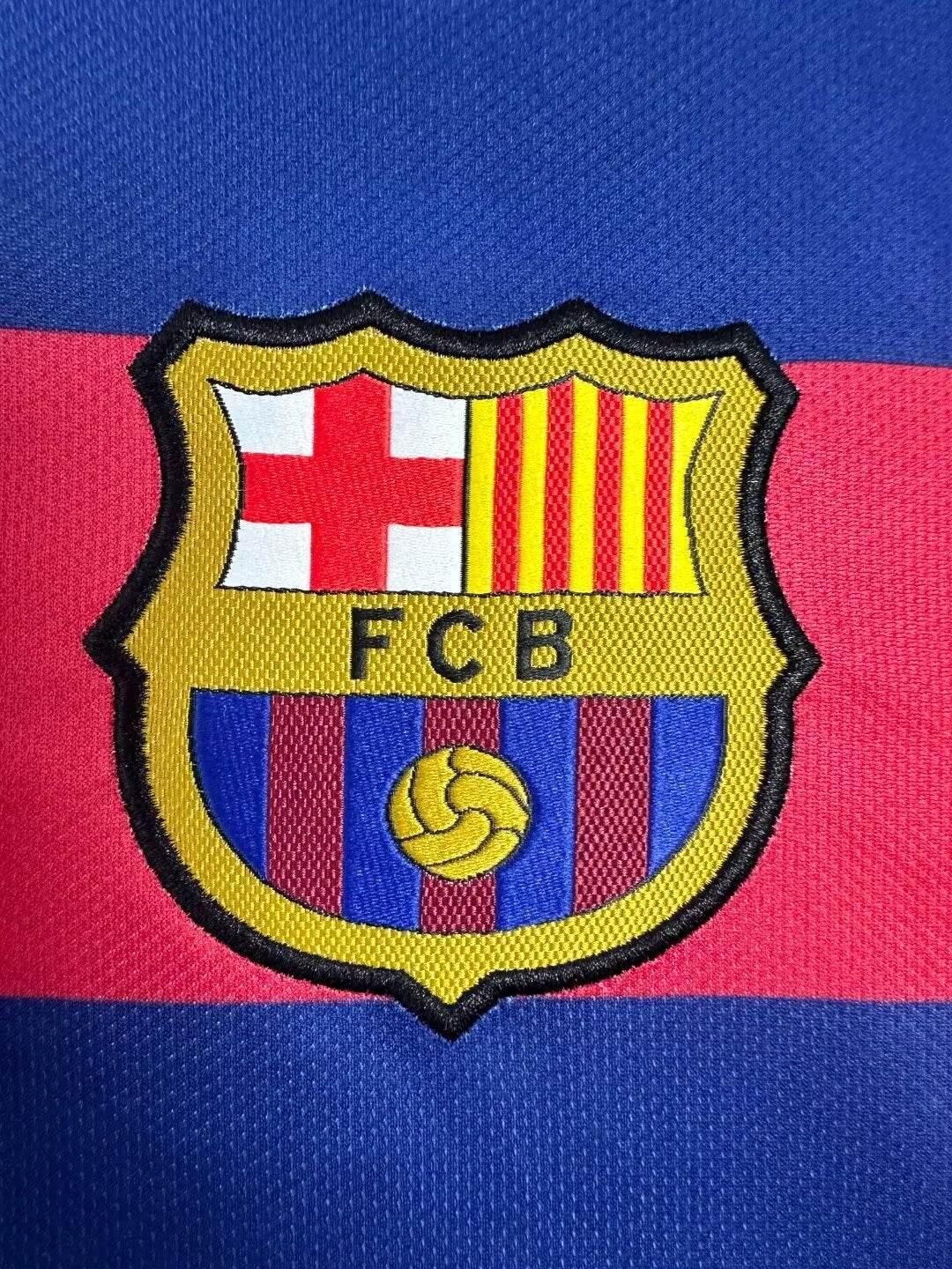 CAMISETA BARCELONA I 15/16 HOMBRE (RETRO) MANGA LARGA - ZonaCamisetas