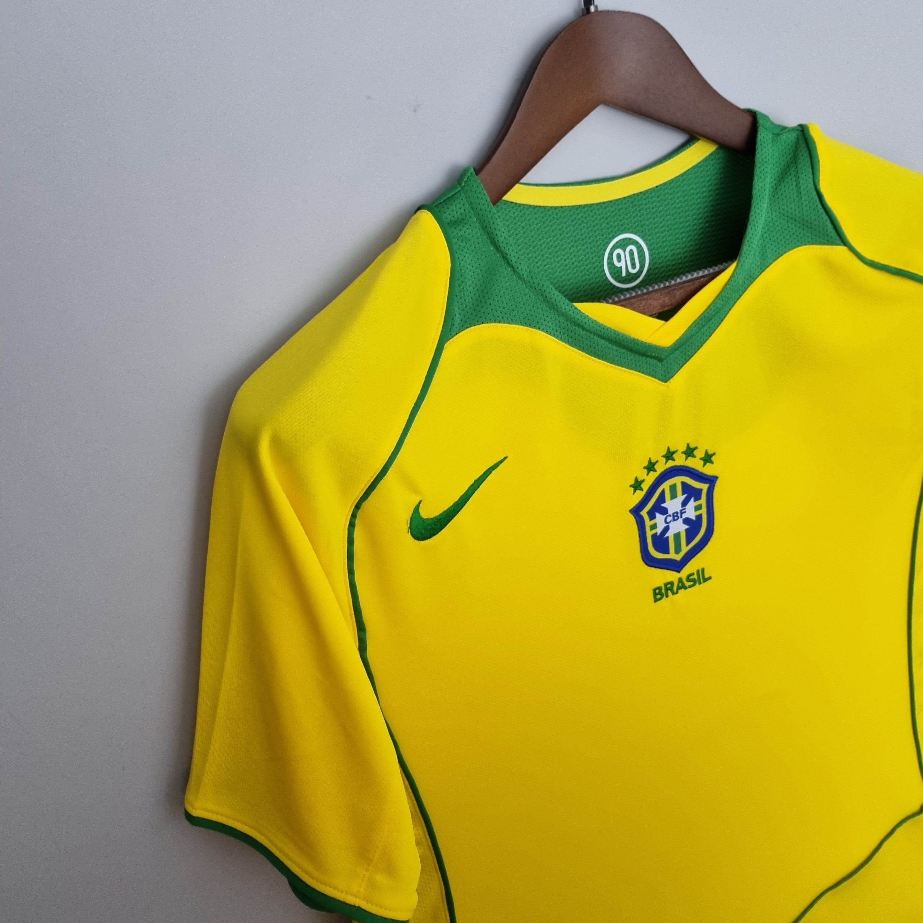 CAMISETA BRASIL I 04/06 HOMBRE (RETRO) - ZonaCamisetas