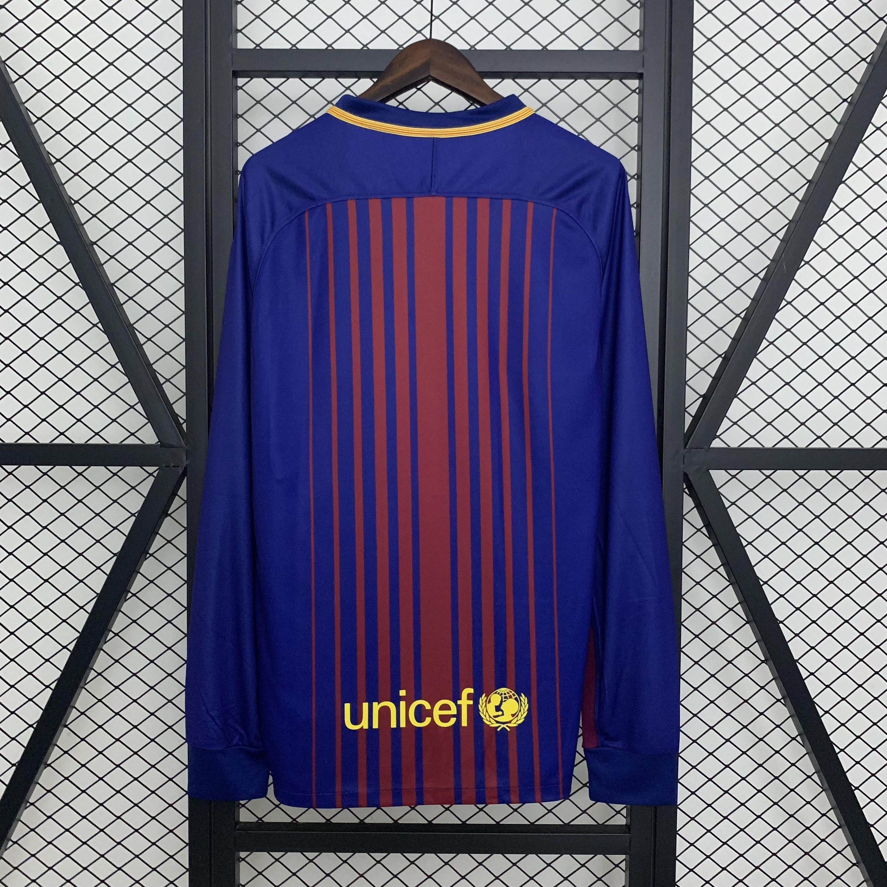 CAMISETA BARCELONA I 17/18 HOMBRE MANGA LARGA (RETRO) - ZonaCamisetas