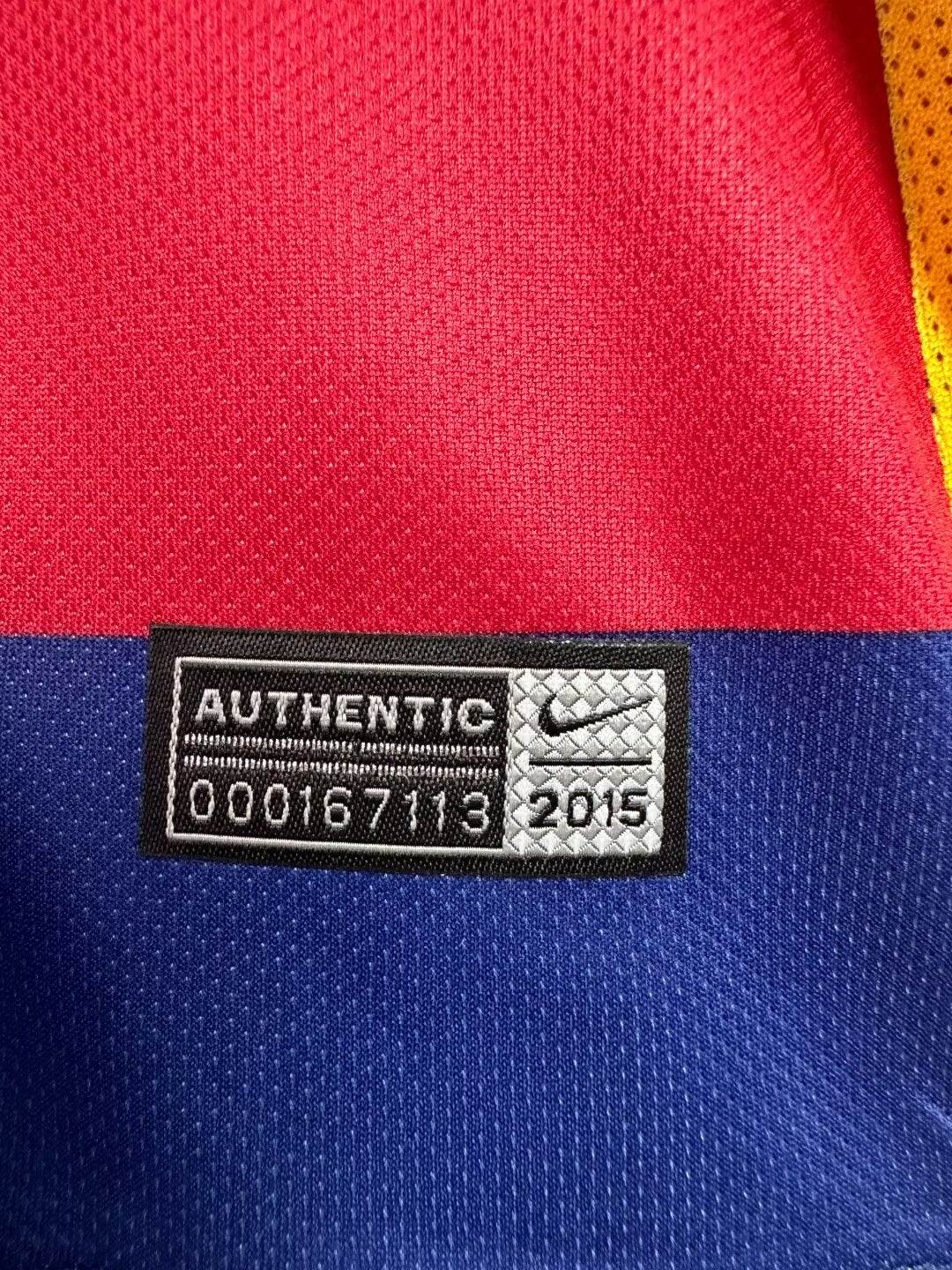 CAMISETA BARCELONA I 15/16 HOMBRE (RETRO) MANGA LARGA - ZonaCamisetas