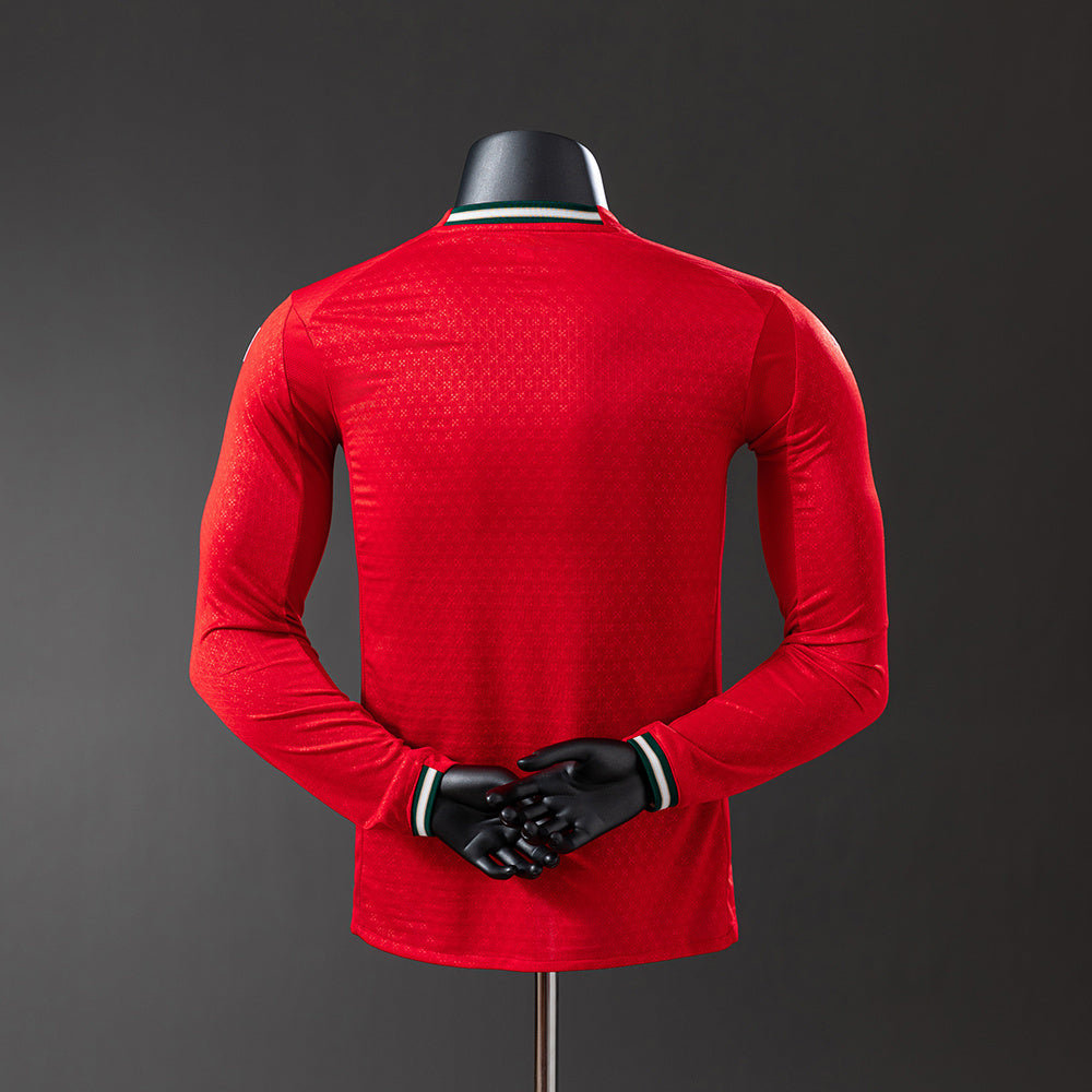 CAMISETA PORTUGAL I 2025 MANGA LARGA HOMBRE (VERSIÓN JUGADOR)