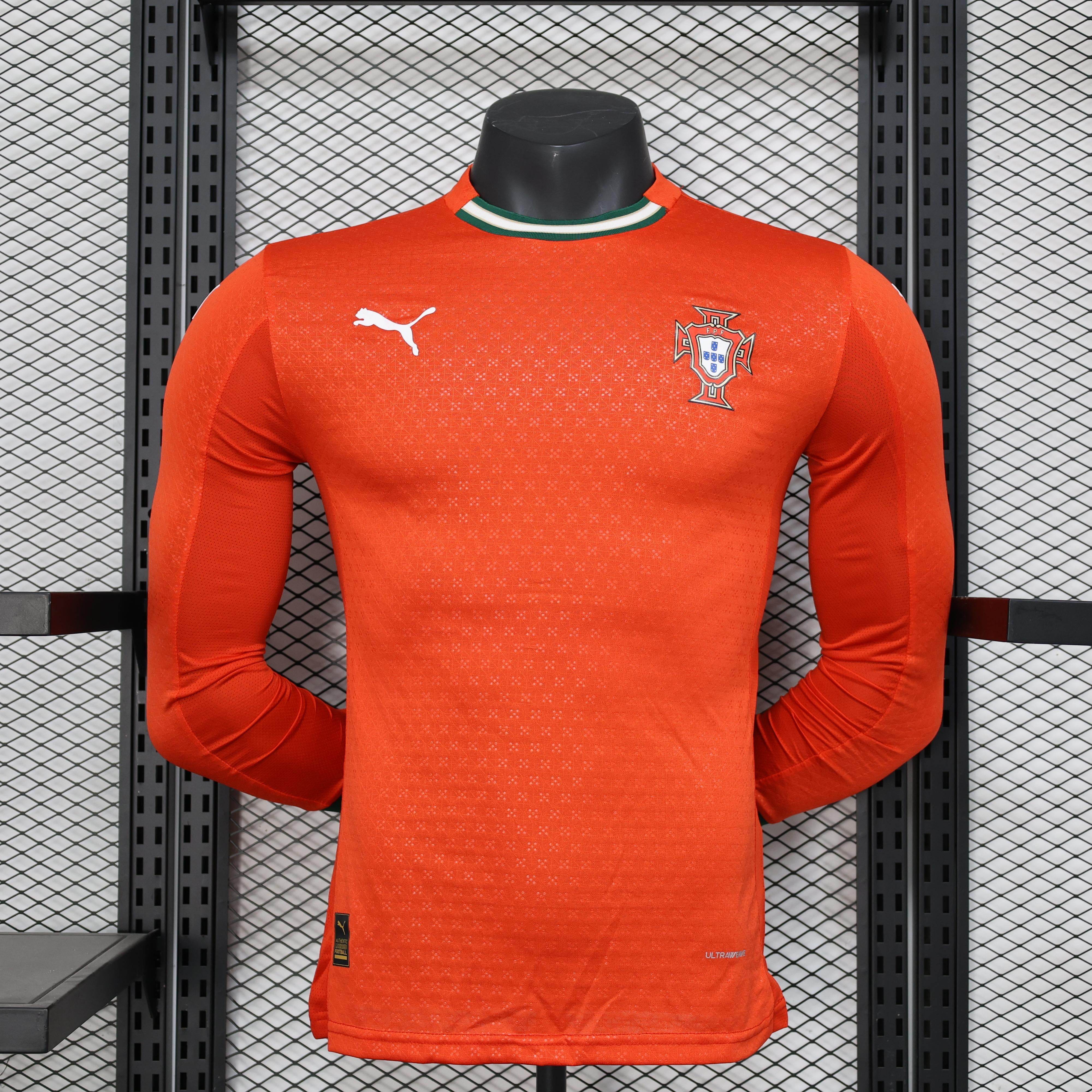 CAMISETA PORTUGAL I 2025 HOMBRE (VERSIÓN JUGADOR) MANGA LARGA - ZonaCamisetas