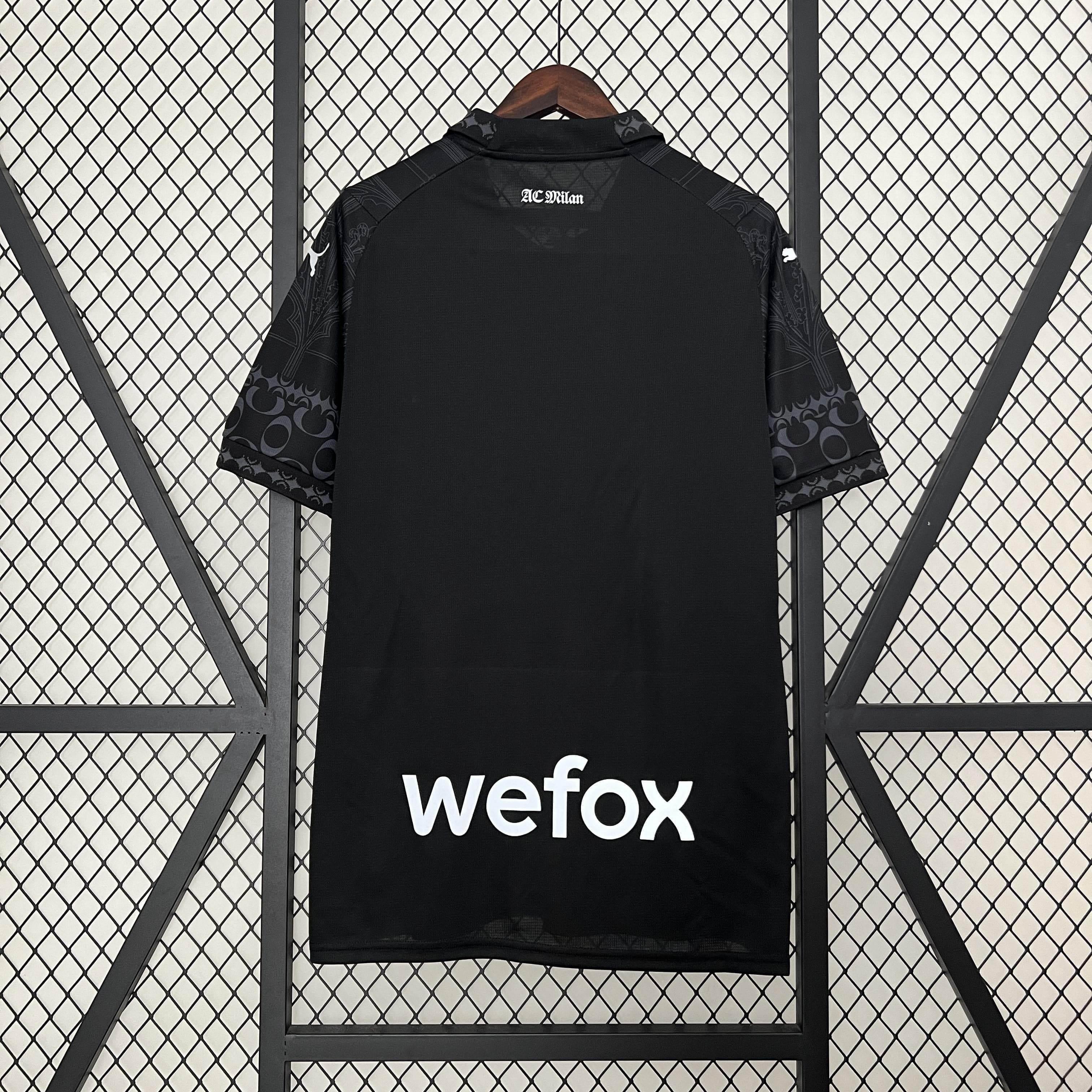 CAMISETA AC MILAN BLACK 23/24 HOMBRE (VERSIÓN FAN) - ZonaCamisetas