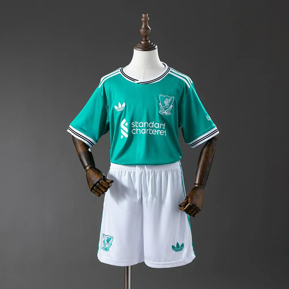CAMISETA LIVERPOOL III 25/26 CONJUNTO INFANTIL - ZonaCamisetas
