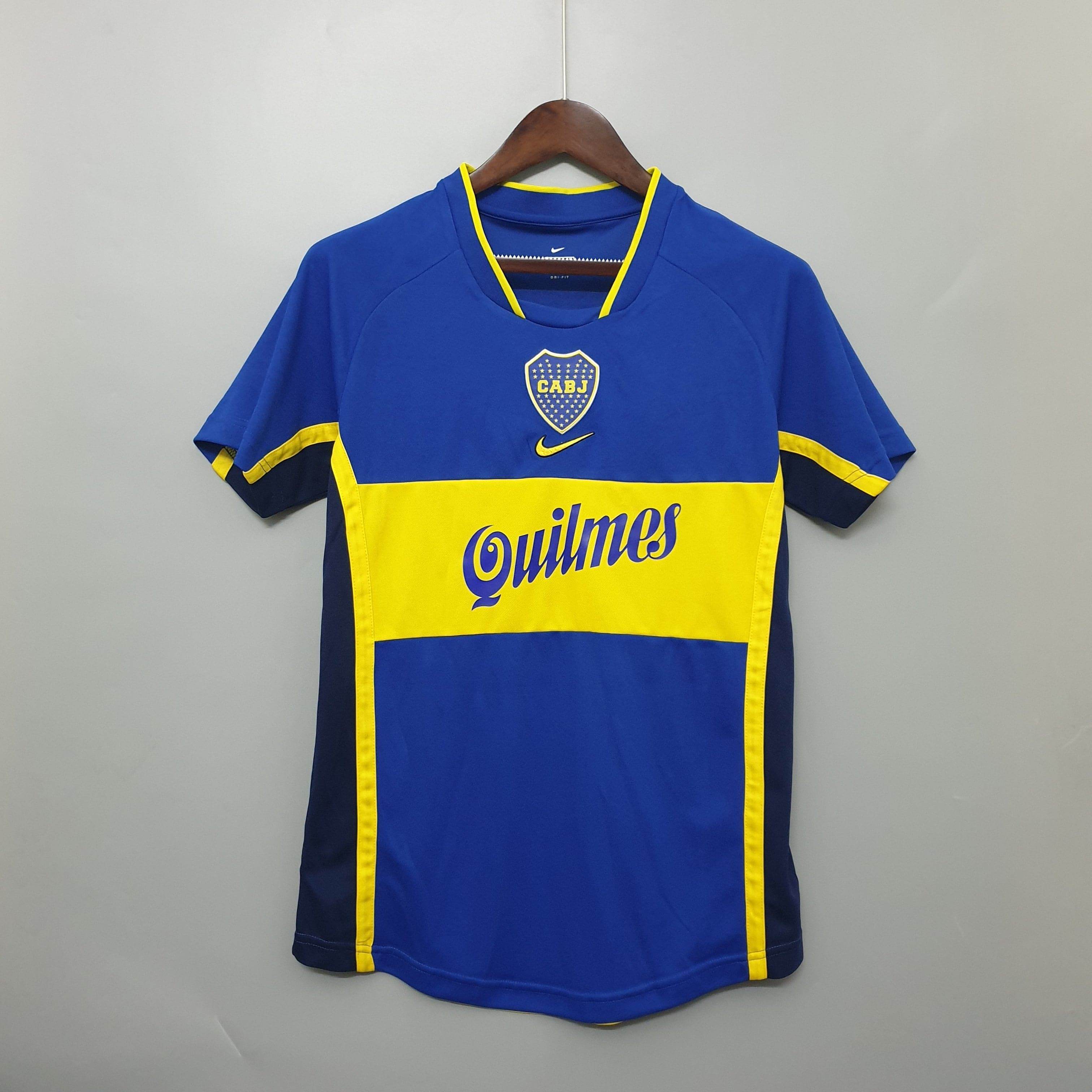 CAMISETA BOCA JUNIORS 2001 HOMBRE (RETRO) - ZonaCamisetas