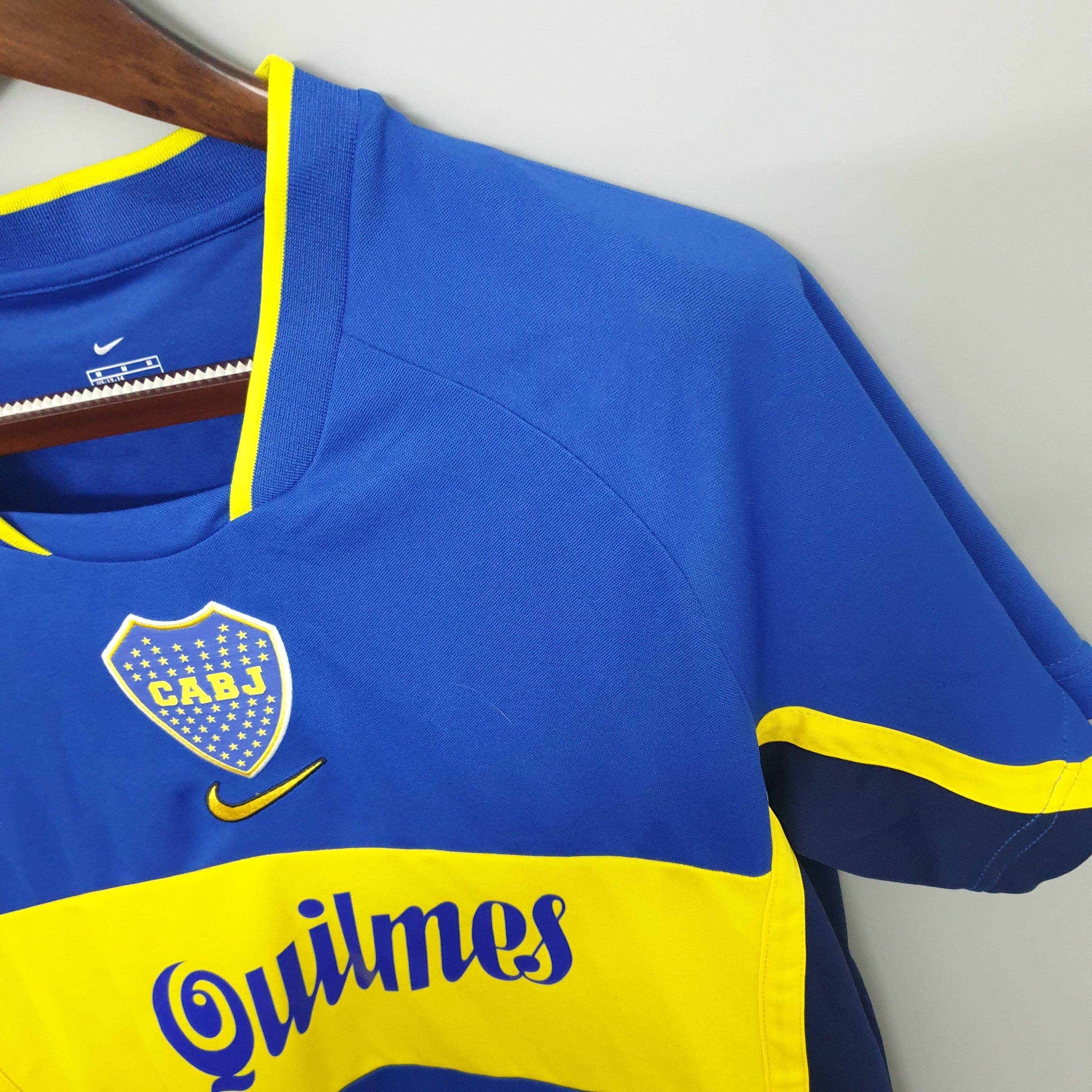 CAMISETA BOCA JUNIORS 2001 HOMBRE (RETRO) - ZonaCamisetas