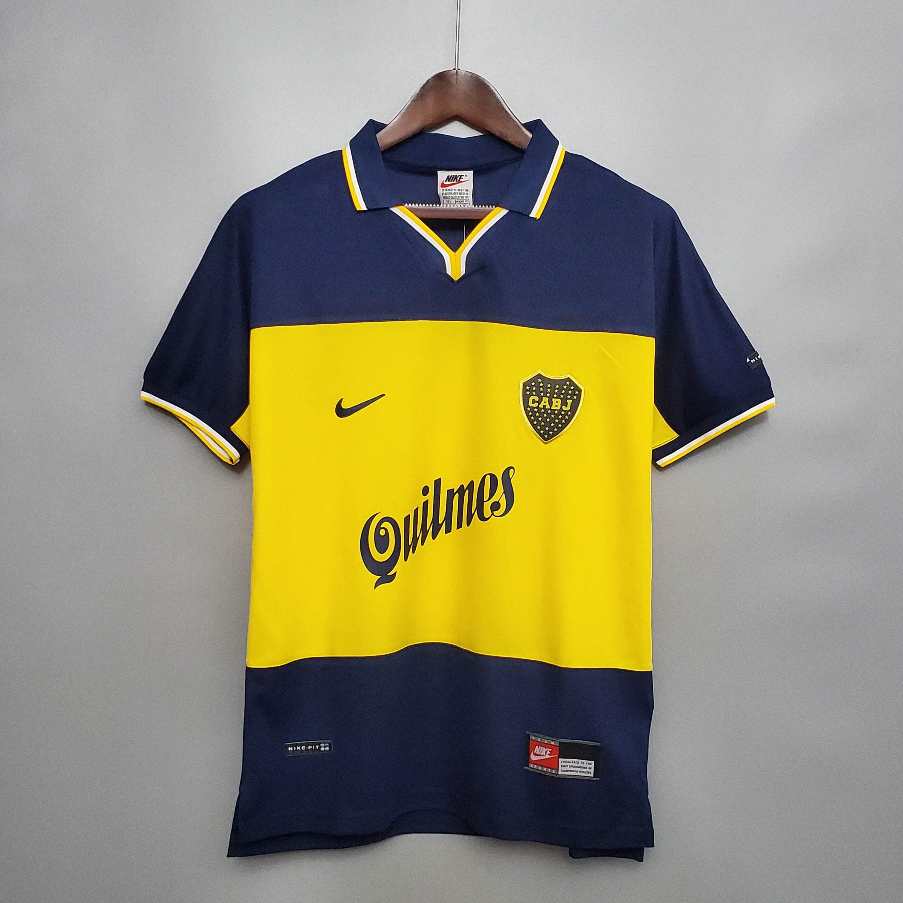 CAMISETA BOCA JUNIORS 98/99 HOMBRE (RETRO) - ZonaCamisetas