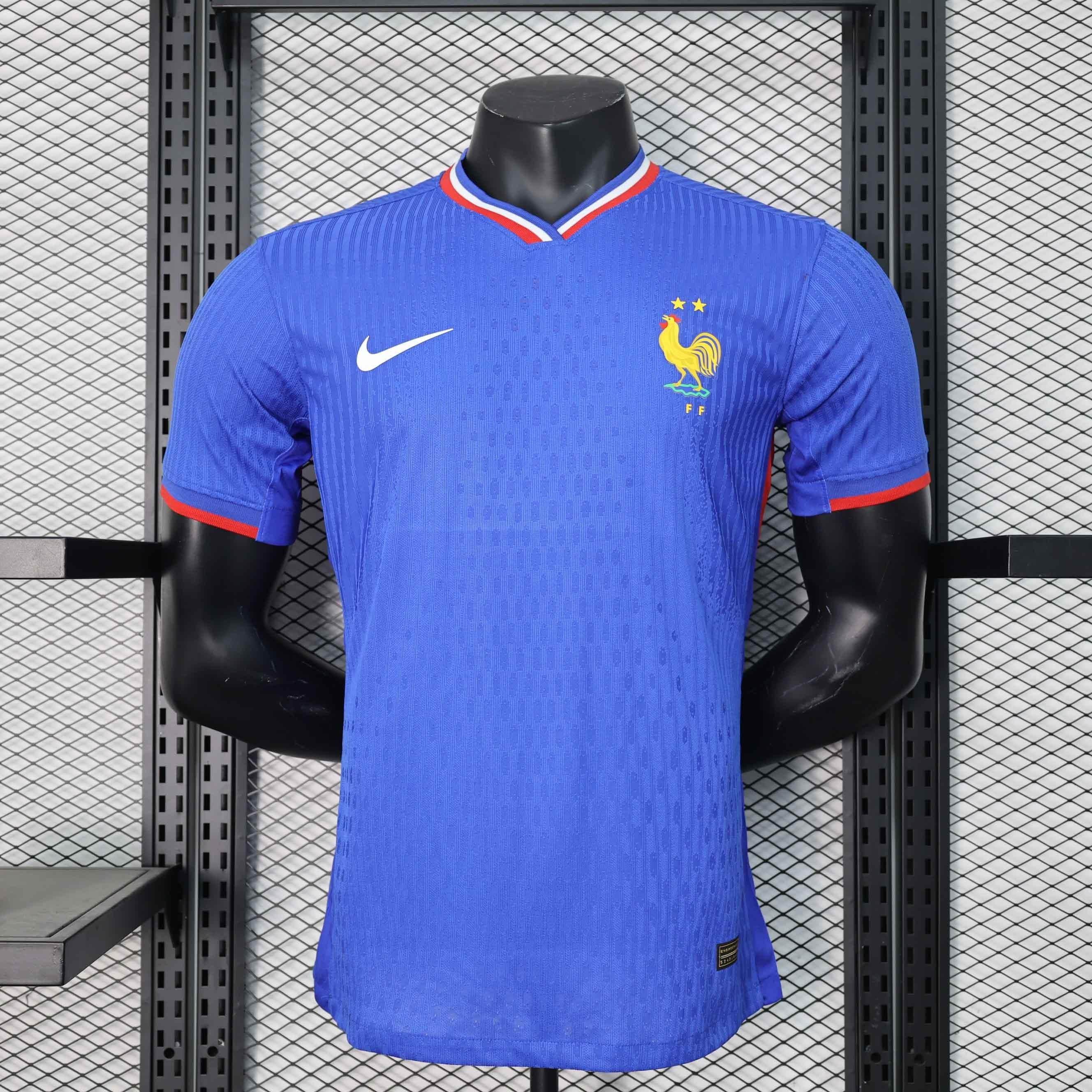 CAMISETA FRANCIA I EURO 2024 HOMBRE (VERSIÓN JUGADOR) - ZonaCamisetas
