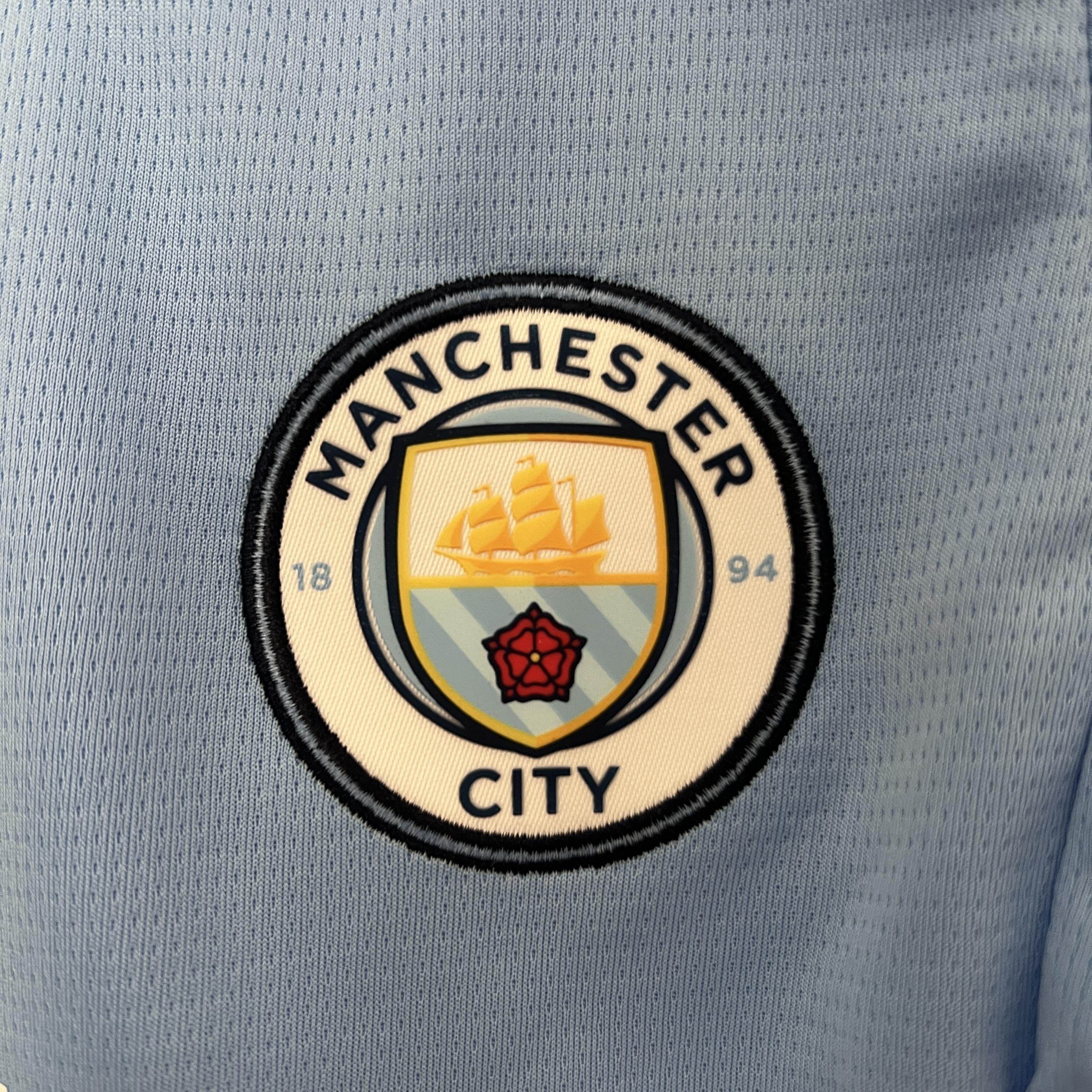 CAMISETA MANCHESTER CITY I 24/25 CONJUNTO INFANTIL - ZonaCamisetas