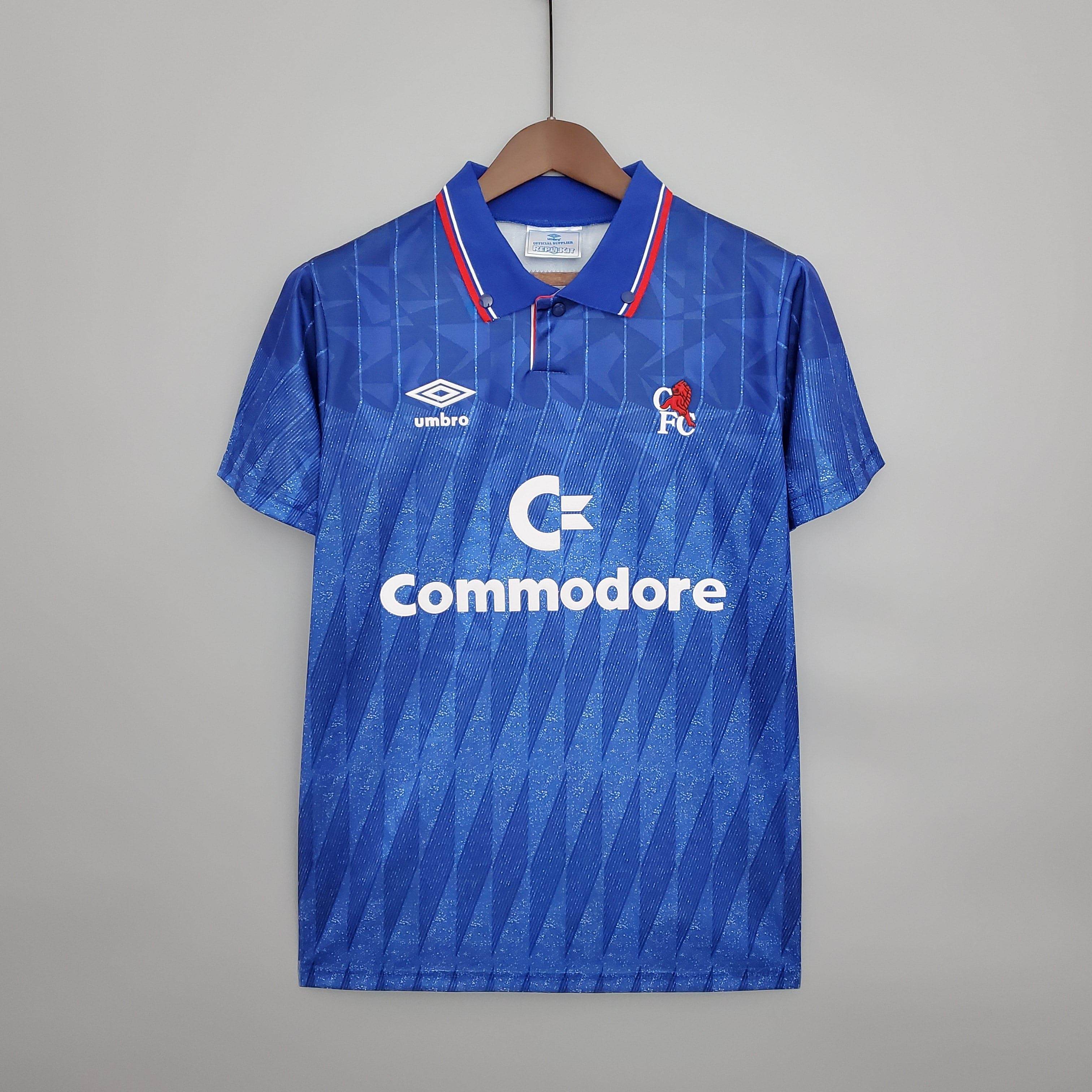 CAMISETA CHELSEA I 89/91 HOMBRE (RETRO) - ZonaCamisetas