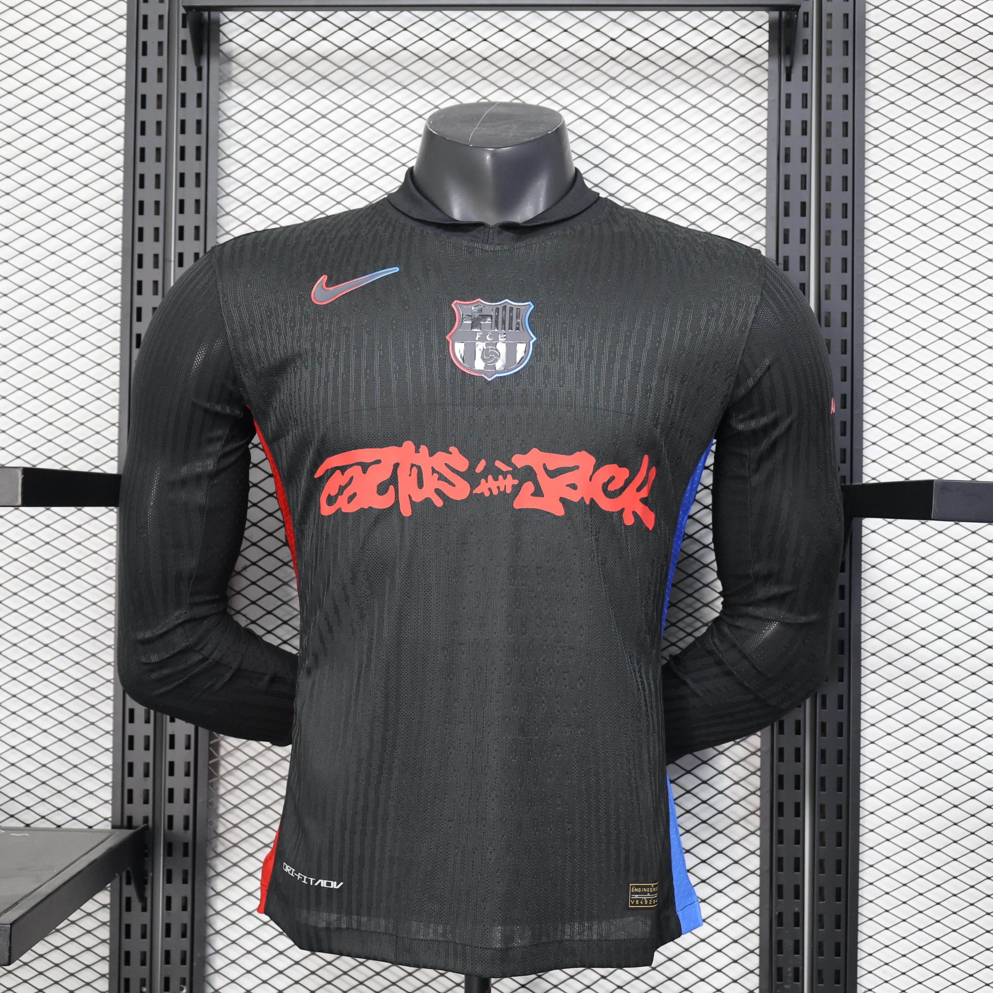 CAMISETA BARCELONA Il 24/25 HOMBRE MANGA LARGA (VERSIÓN JUGADOR) - ZonaCamisetas