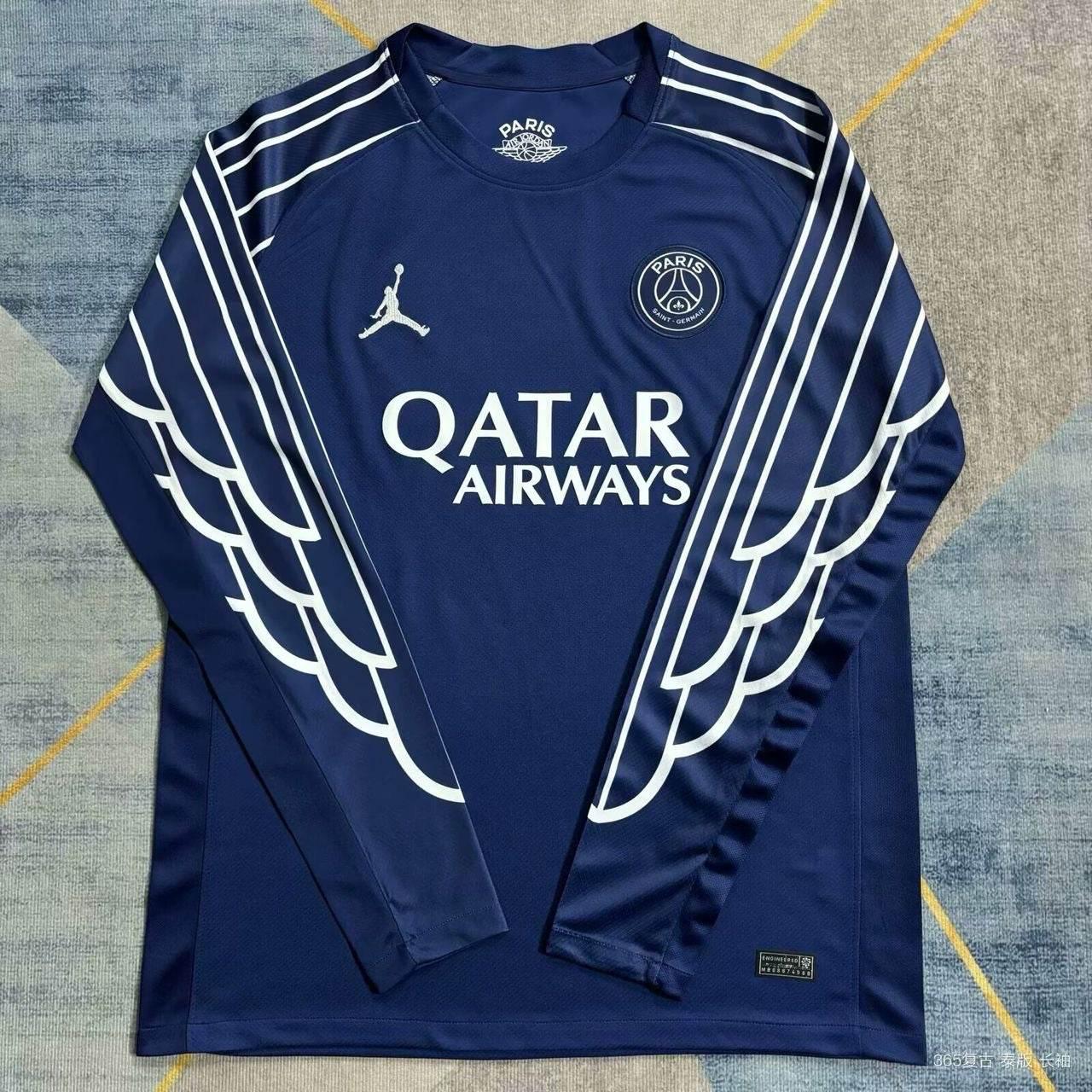 CAMISETA PSG I 24/25 HOMBRE MANGA LARGA (VERSIÓN FAN) - ZonaCamisetas