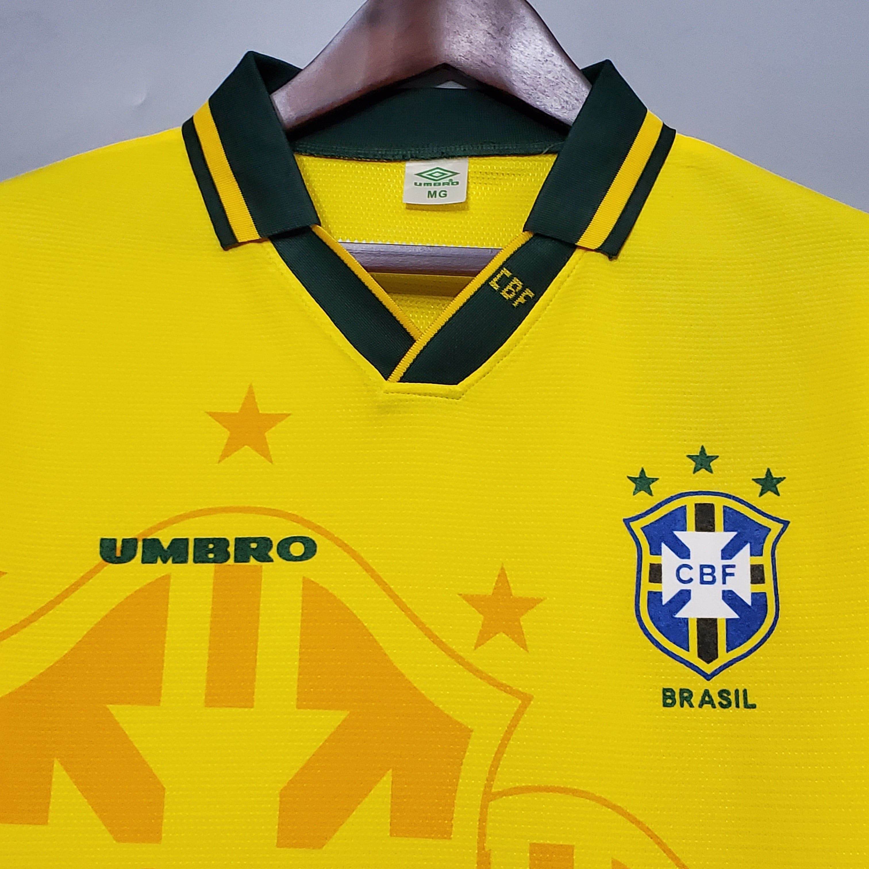 CAMISETA BRASIL I 94 HOMBRE (RETRO) - ZonaCamisetas