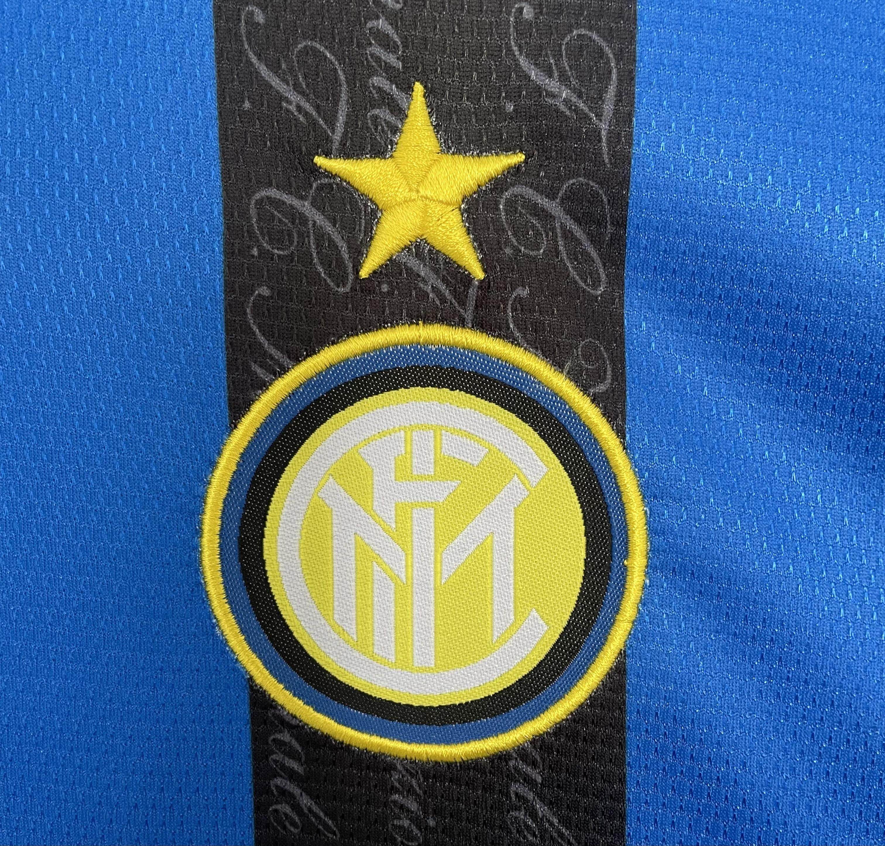 CAMISETA INTER DE MILAN I 97/98 HOMBRE MANGA LARGA (RETRO) - ZonaCamisetas