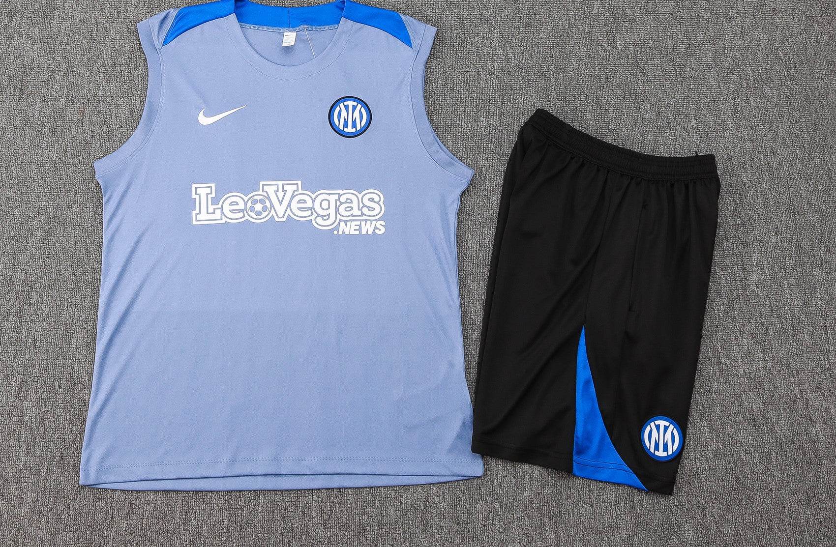 CONJUNTO SIN MANGAS INTER DE MILAN ENTRENAMIENTO lI 24/25 HOMBRE - ZonaCamisetas