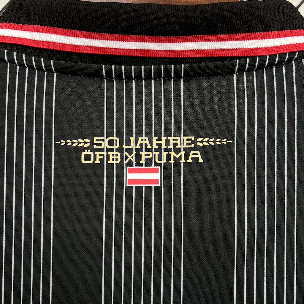 CAMISETA AUSTRIA l 24/25 50th HOMBRE (VERSIÓN FAN) MANGA LARGA - ZonaCamisetas