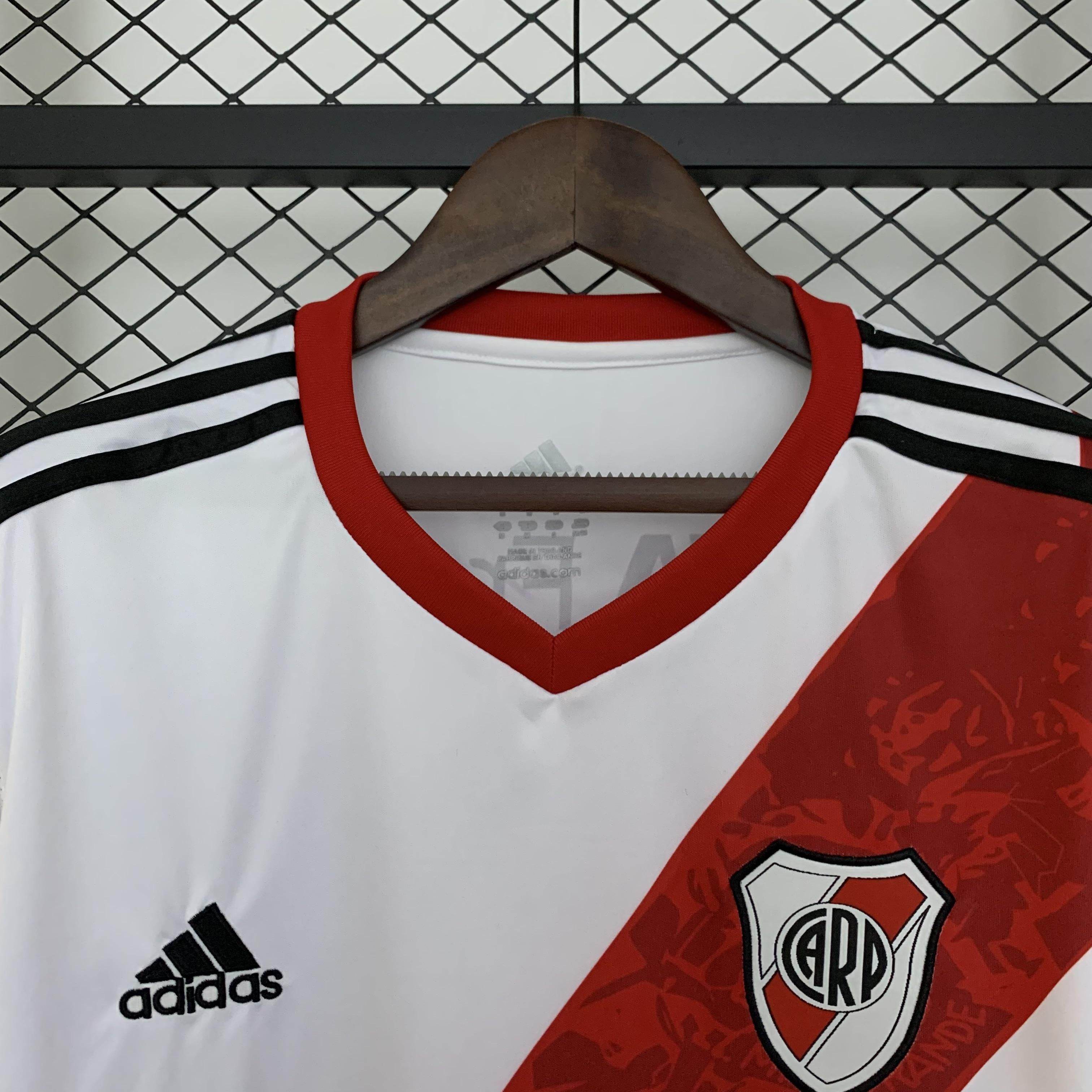 CAMISETA RIVER PLATE l 13/14 HOMBRE (RETRO) MANGA LARGA - ZonaCamisetas