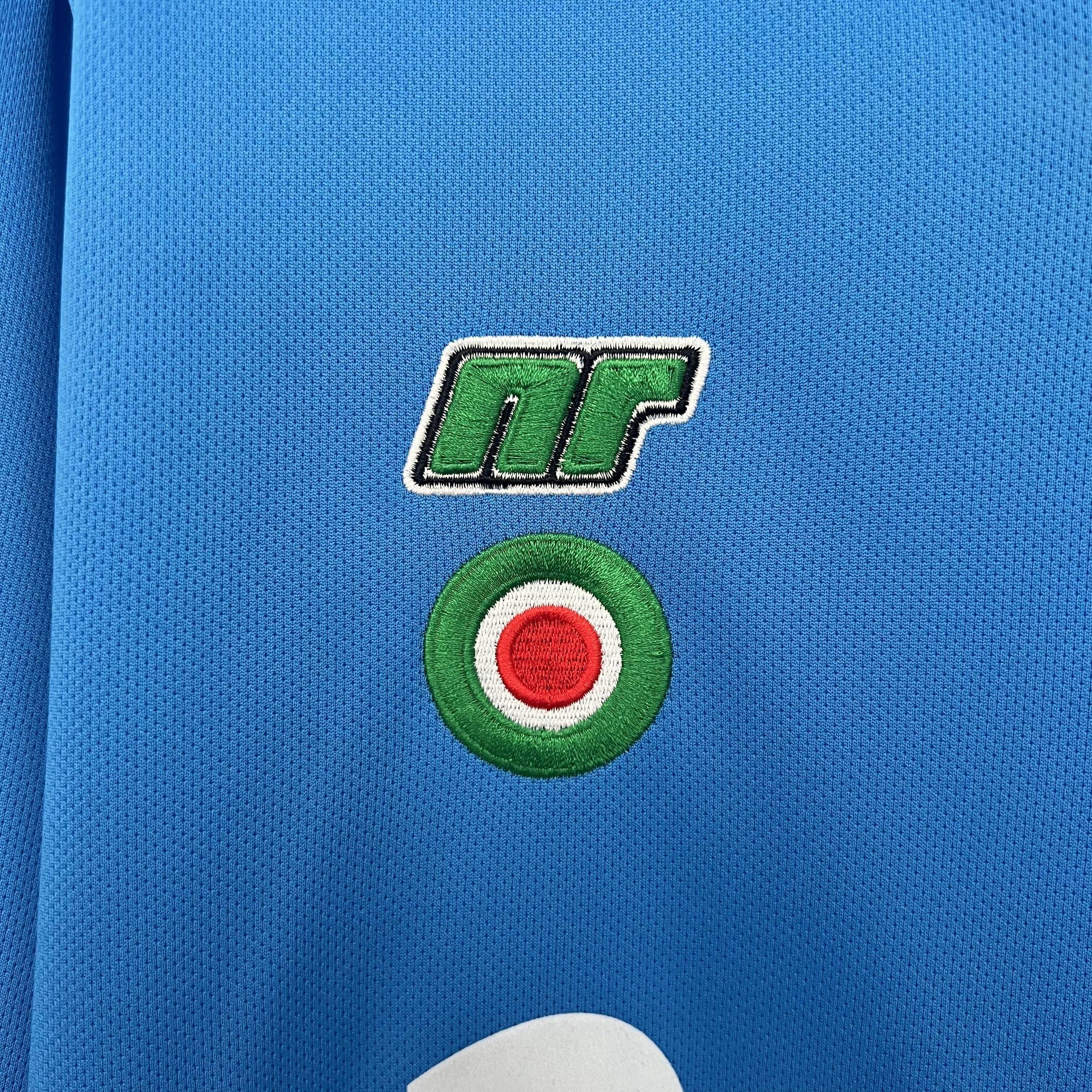 CAMISETA NAPOLI I 87/88 HOMBRE (RETRO) MANGA LARGA - ZonaCamisetas