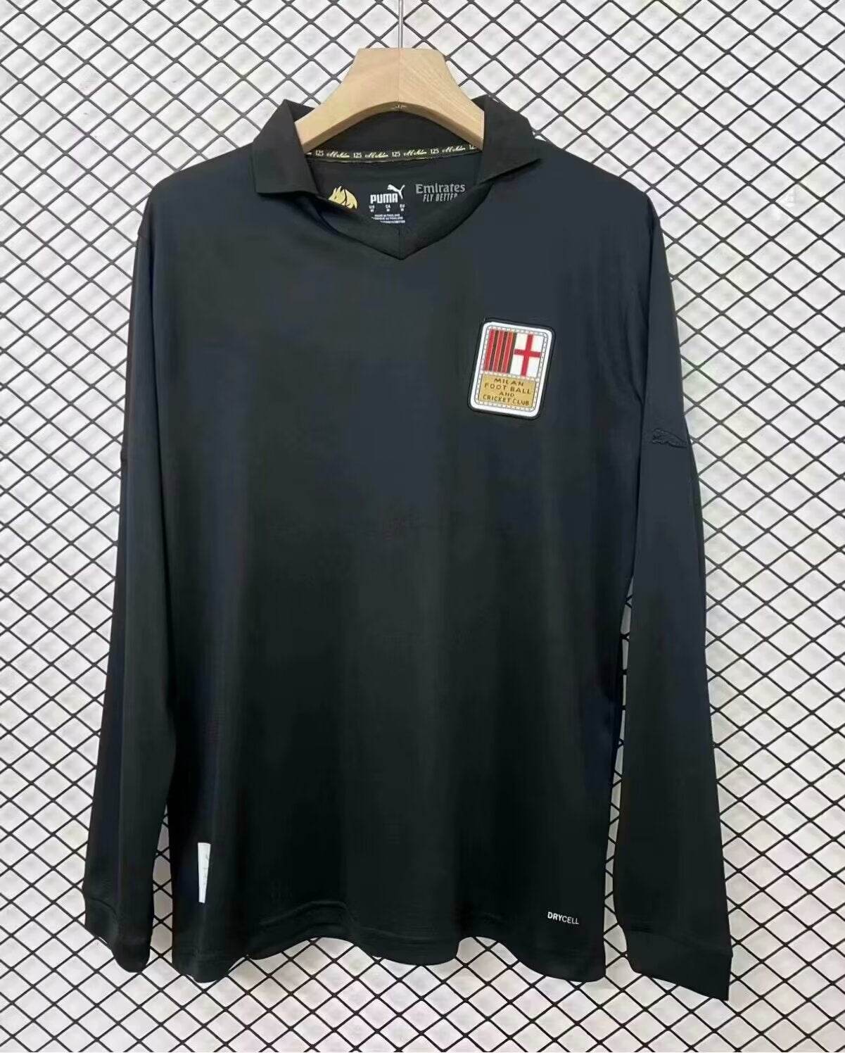 CAMISETA AC MILAN 125th 24/25 HOMBRE (RETRO) MANGA LARGA - ZonaCamisetas