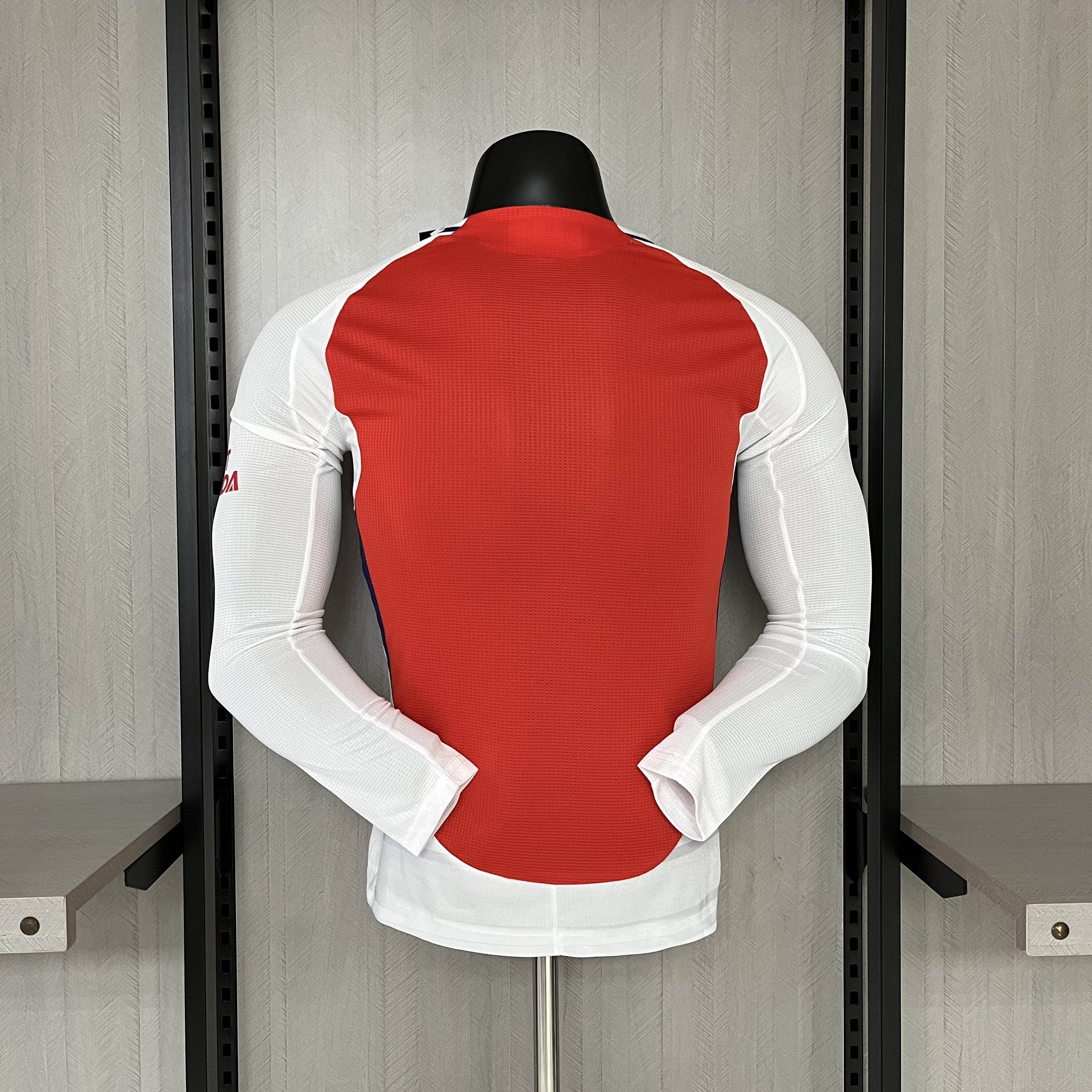 CAMISETA ARSENAL 24/25 MANGA LARGA HOMBRE (VERSIÓN JUGADOR) - ZonaCamisetas