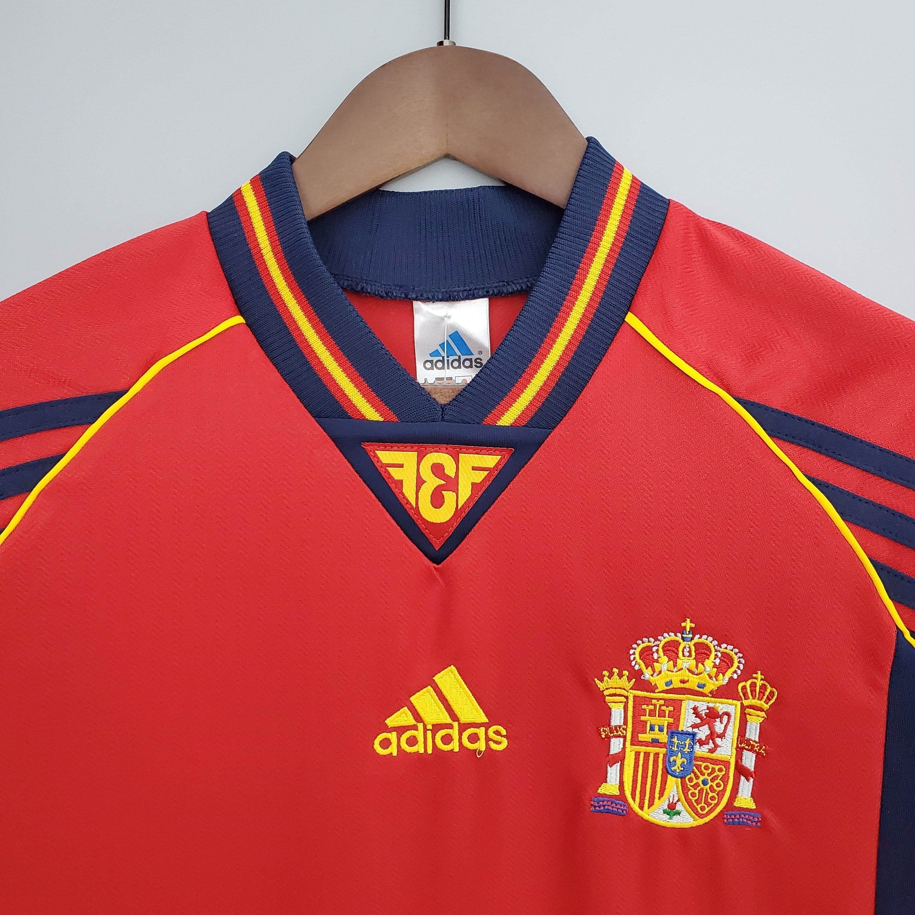 CAMISETA ESPAÑA I 98 HOMBRE (RETRO) - ZonaCamisetas