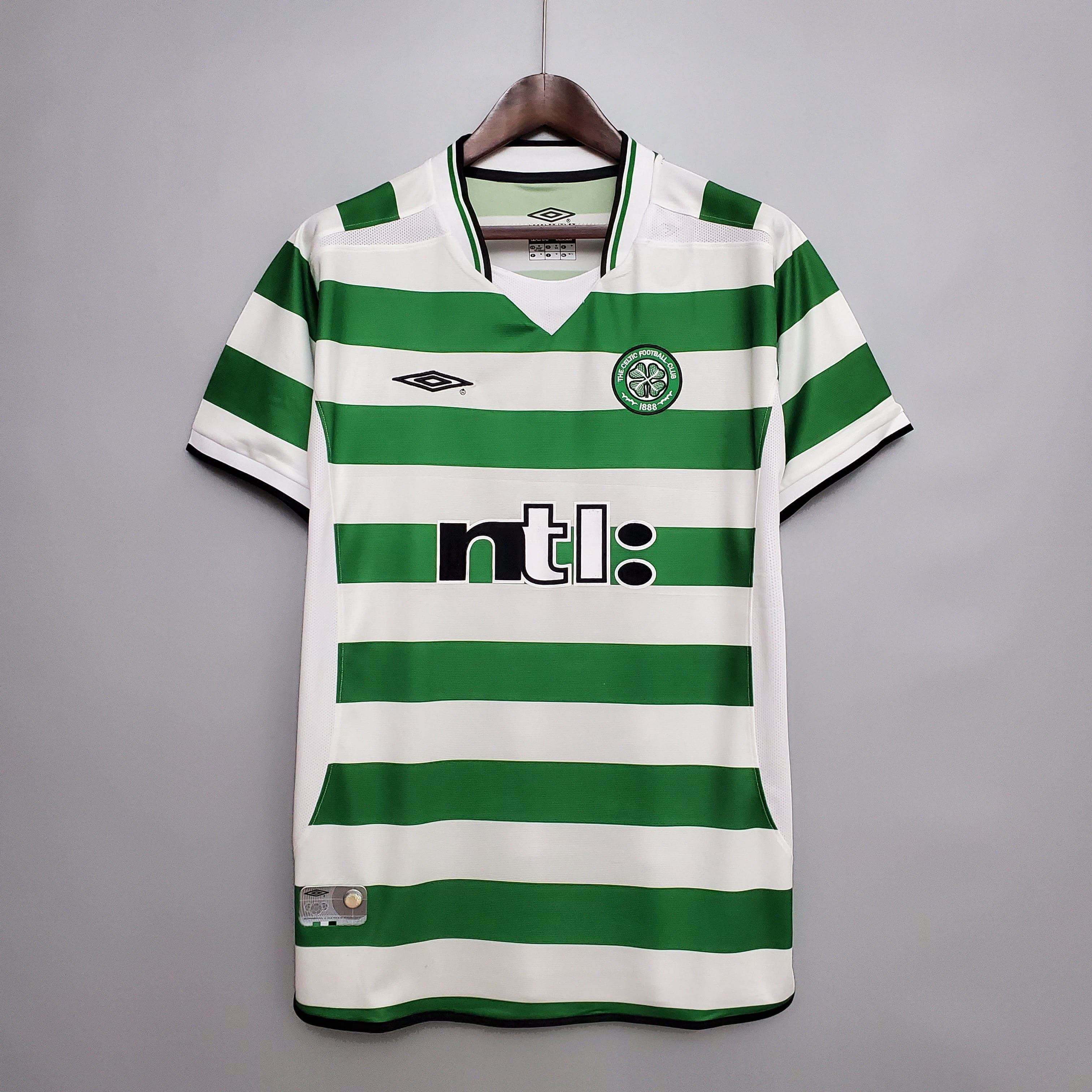 CAMISETA CELTIC I 01/03 HOMBRE (RETRO) - ZonaCamisetas