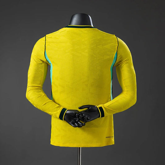 CAMISETA BRASIL 2026 MANGA LARGA HOMBRE (VERSIÓN JUGADOR)