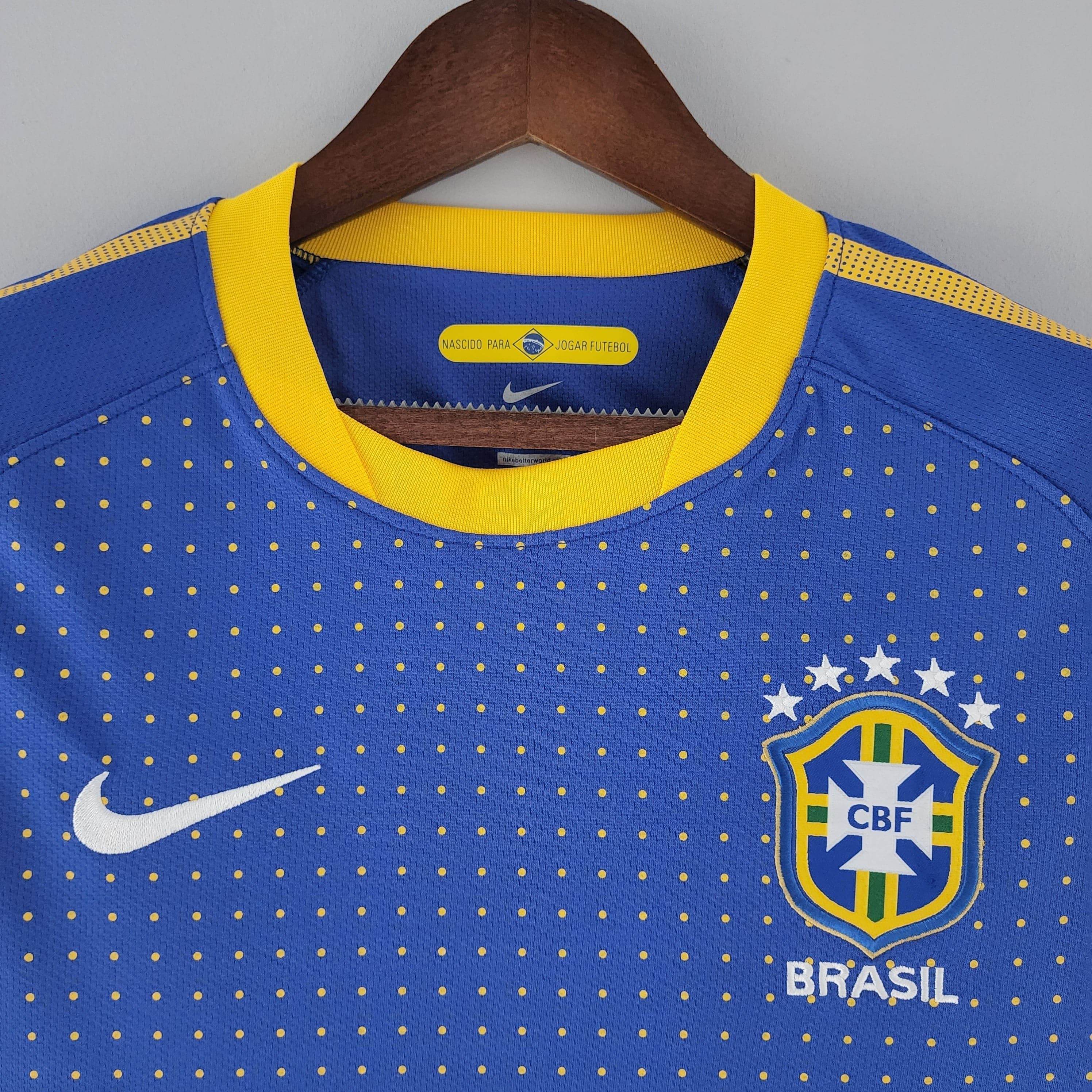 CAMISETA BRASIL II 2010 HOMBRE (RETRO) - ZonaCamisetas