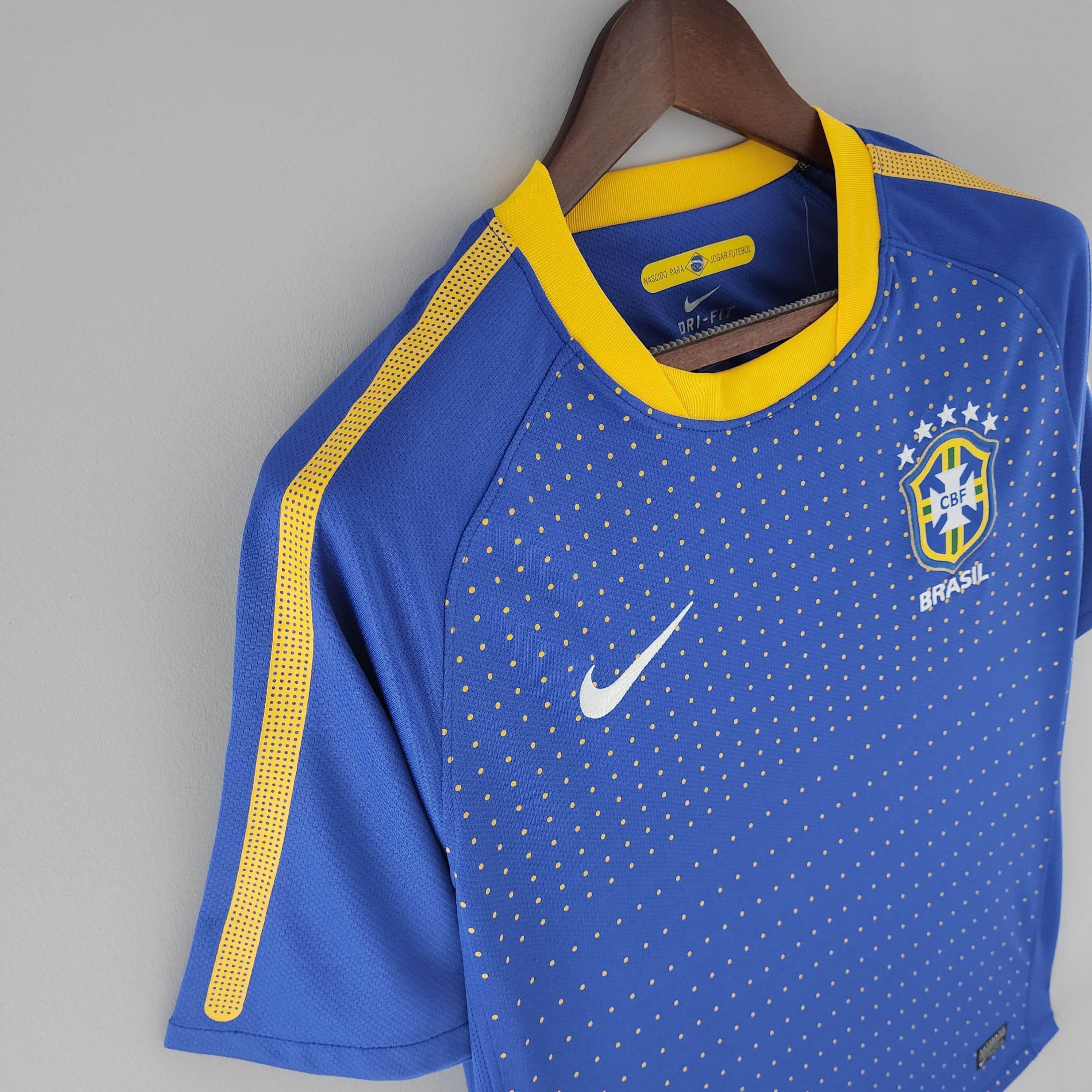 CAMISETA BRASIL II 2010 HOMBRE (RETRO) - ZonaCamisetas