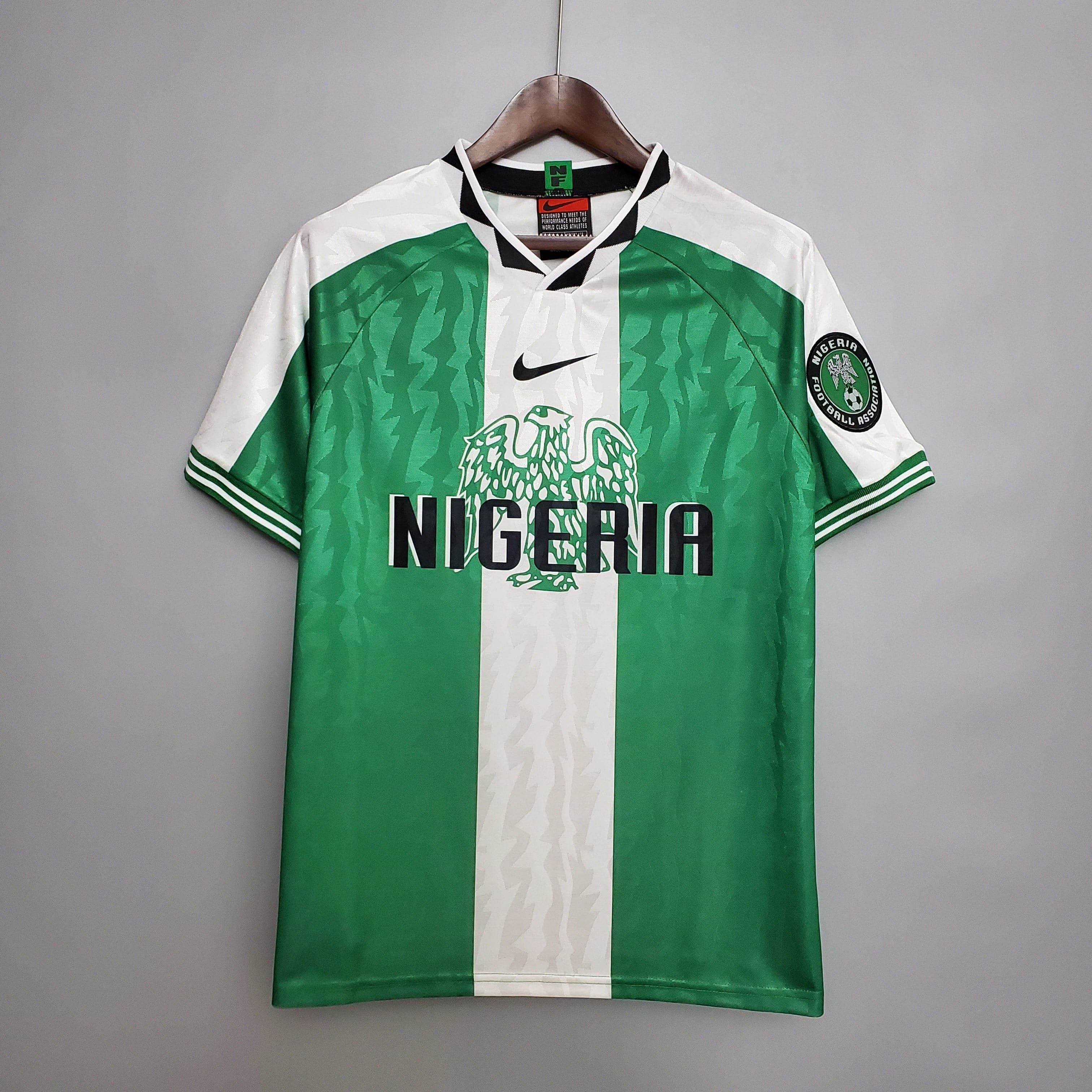 CAMISETA NIGERIA I 96/98 HOMBRE (RETRO) - ZonaCamisetas