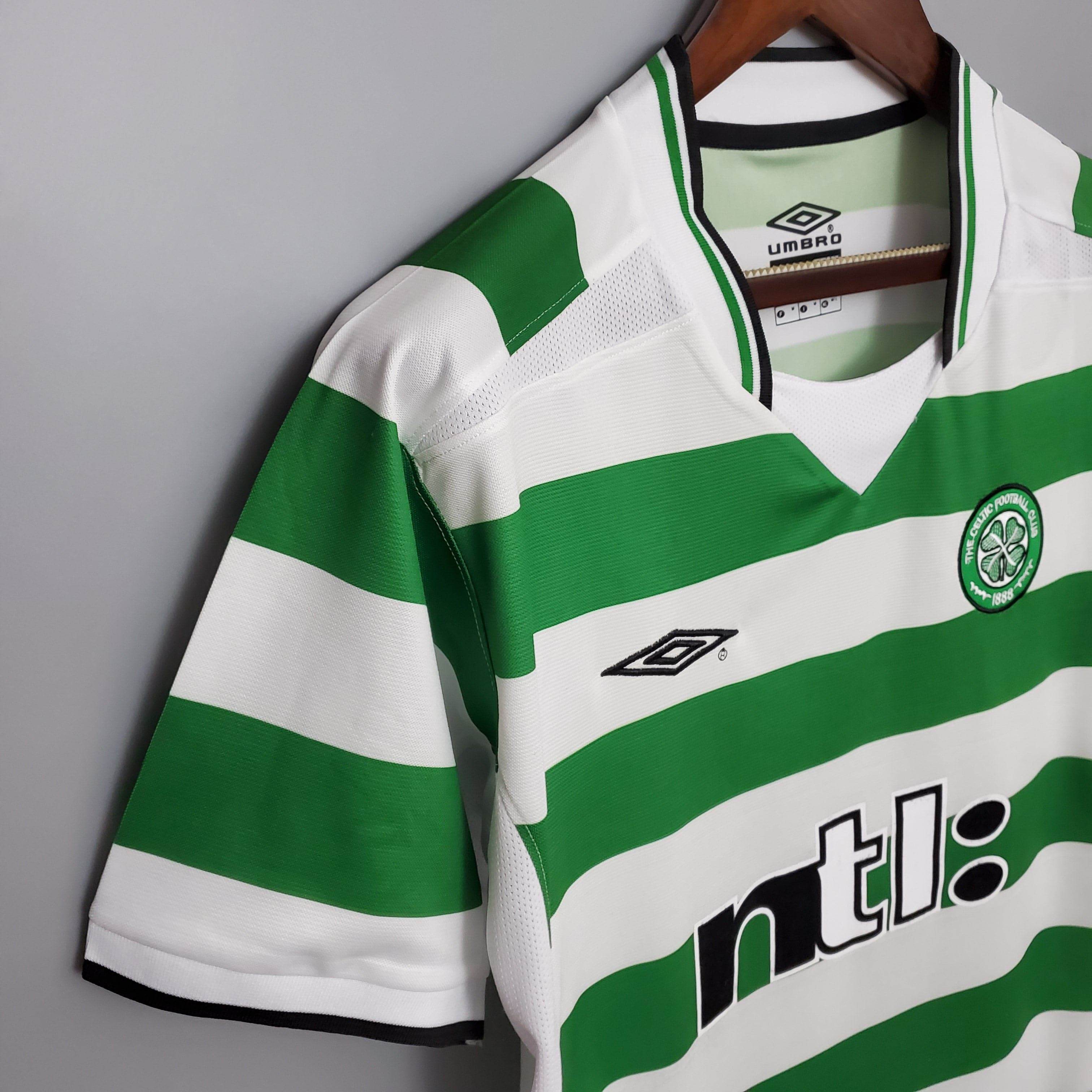 CAMISETA CELTIC I 01/03 HOMBRE (RETRO) - ZonaCamisetas
