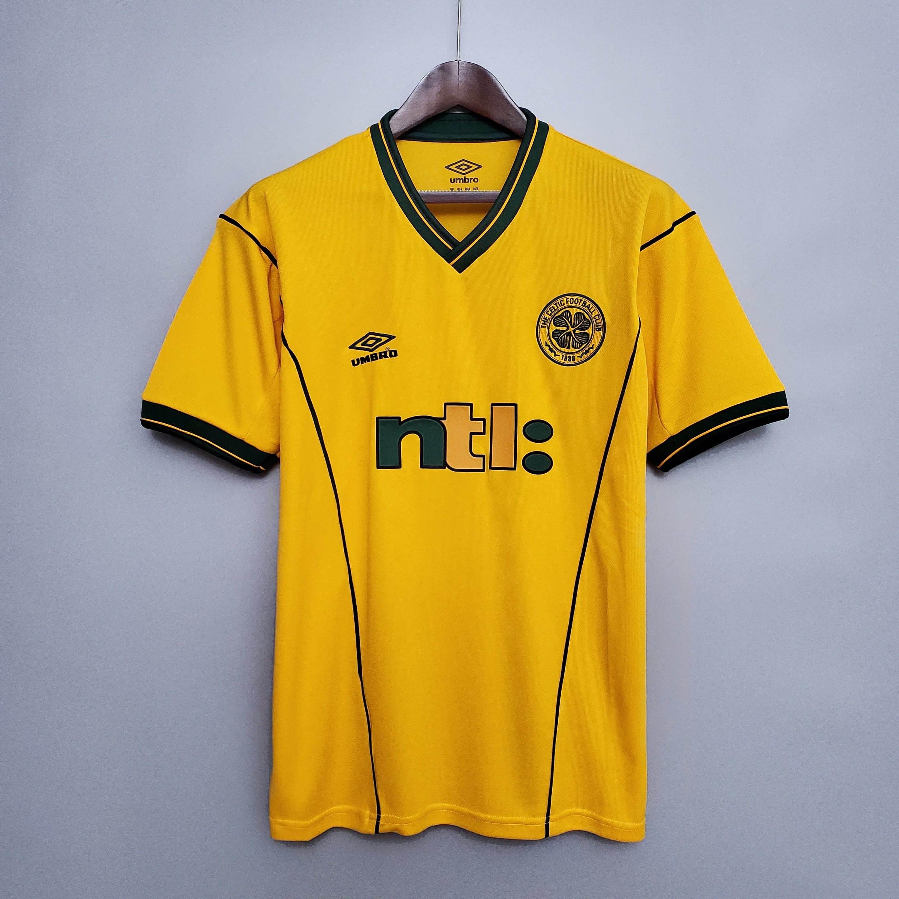 CAMISETA CELTIC II 01/03 HOMBRE (RETRO) - ZonaCamisetas