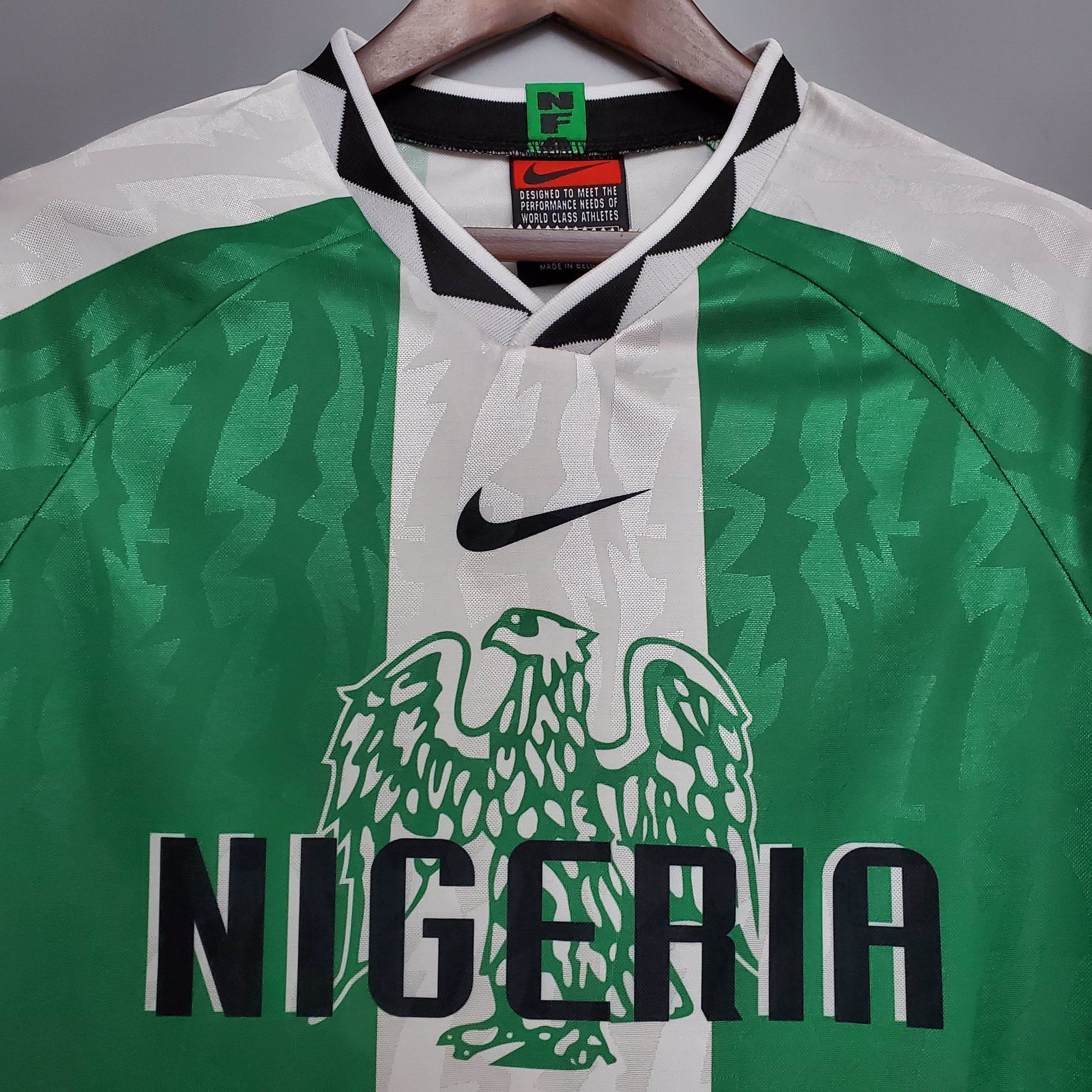 CAMISETA NIGERIA I 96/98 HOMBRE (RETRO) - ZonaCamisetas