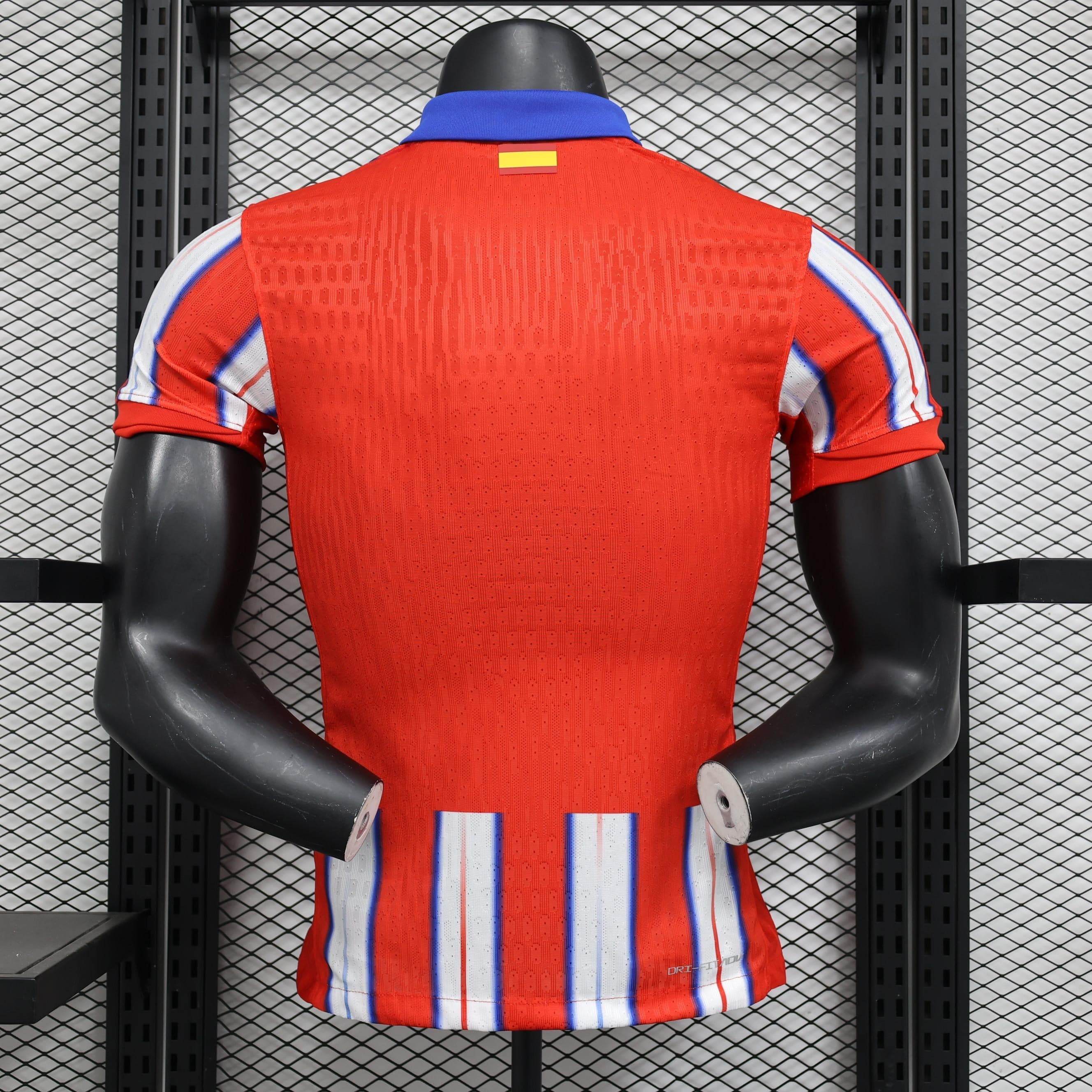 CAMISETA ATLÉTICO DE MADRID I 24/25 HOMBRE (VERSIÓN JUGADOR) - ZonaCamisetas
