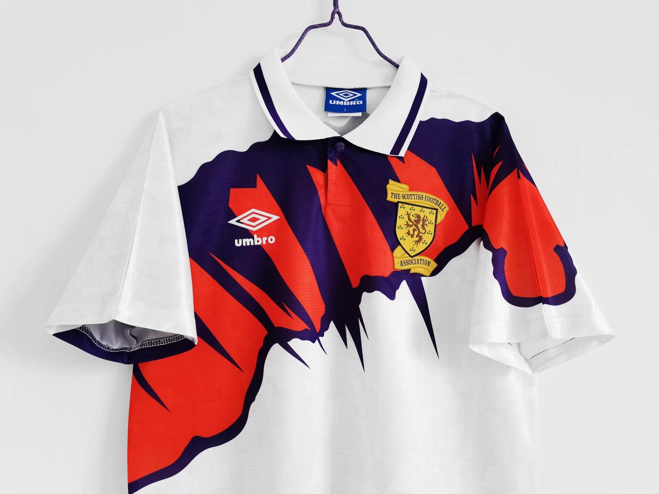 CAMISETA SCOTLAND 91/93 HOMBRE (RETRO) - ZonaCamisetas