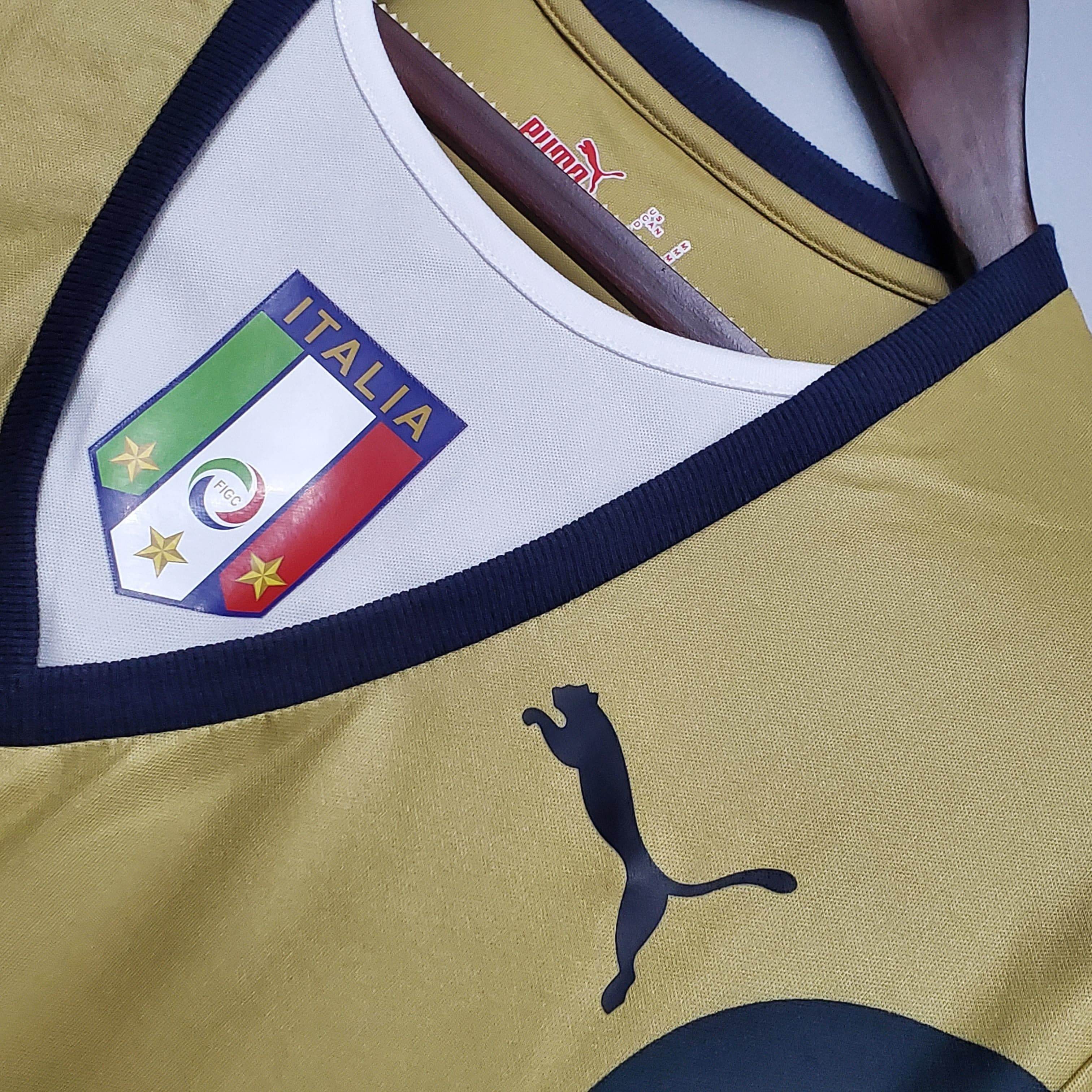 CAMISETA ITALIA IlI MUNDIAL 2006 PORTERO HOMBRE (RETRO) - ZonaCamisetas