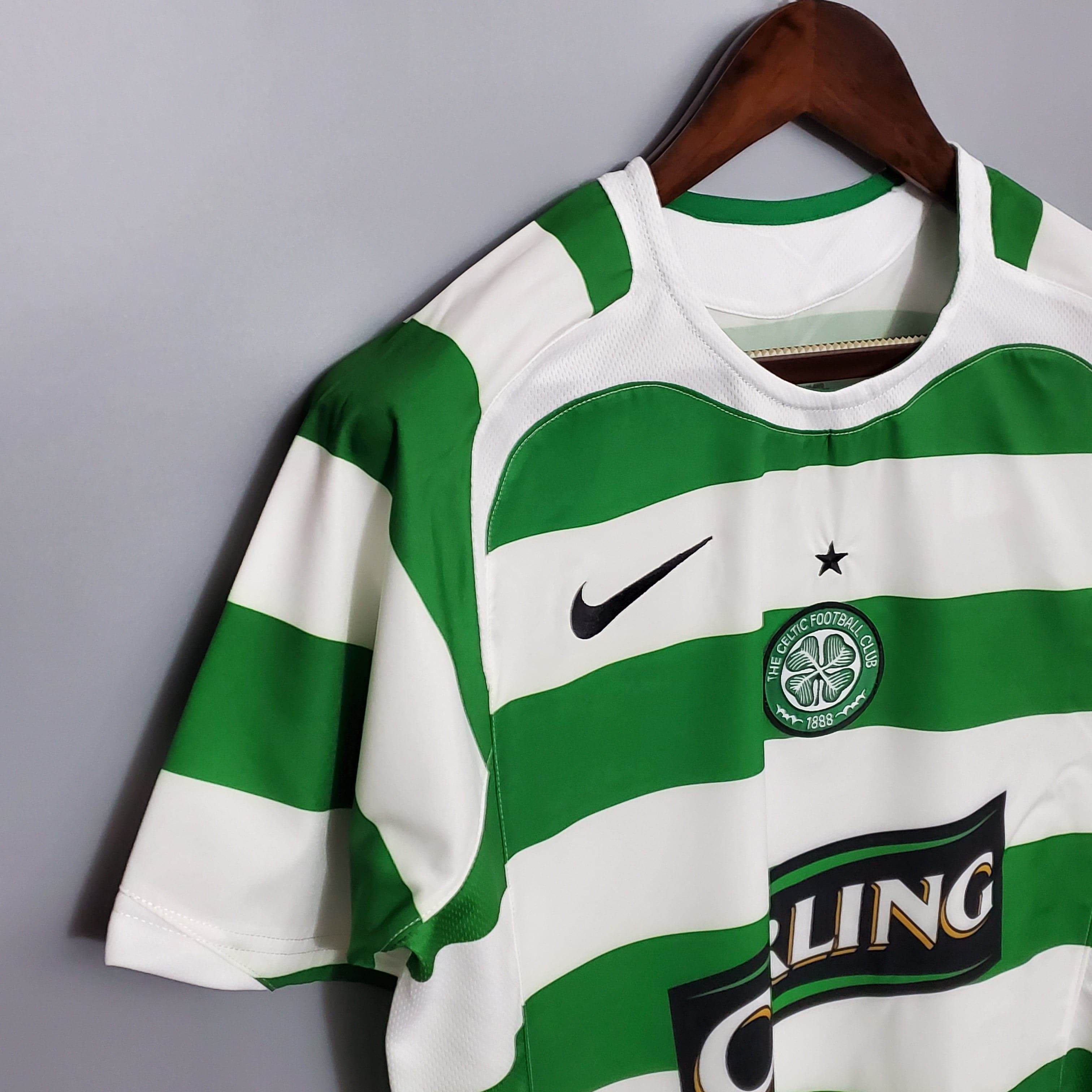 CAMISETA CELTIC II 05/06 HOMBRE (RETRO) - ZonaCamisetas