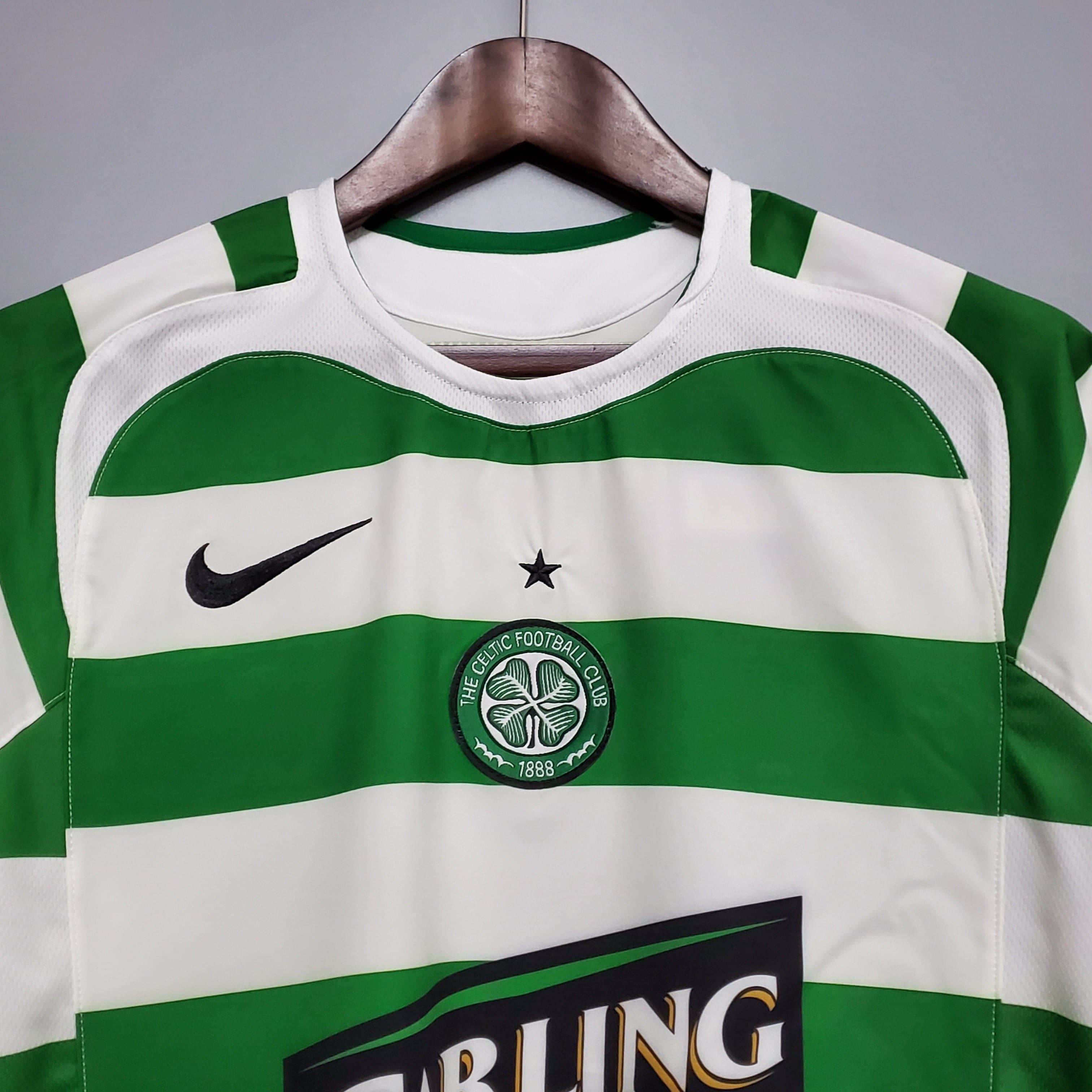 CAMISETA CELTIC II 05/06 HOMBRE (RETRO) - ZonaCamisetas