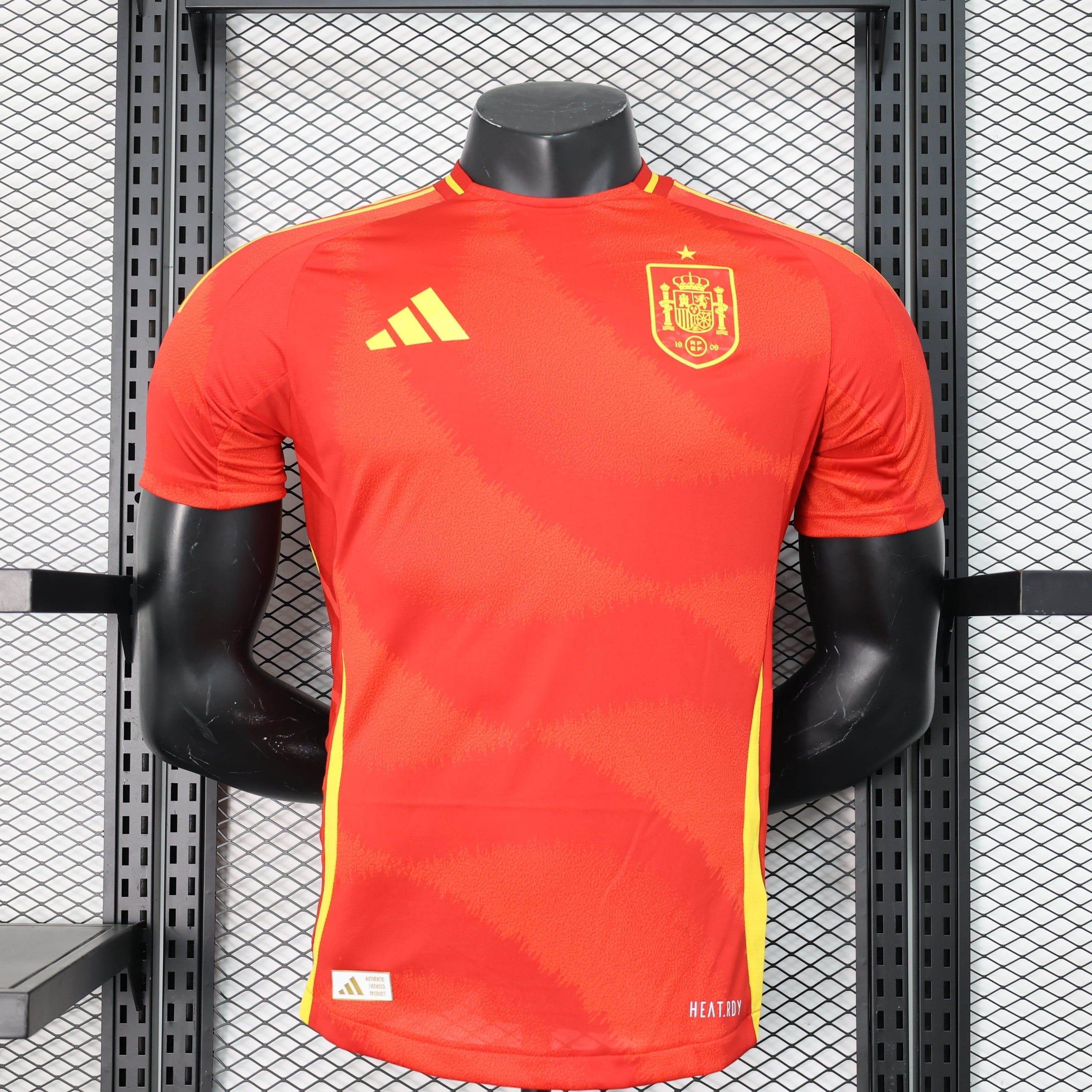 CAMISETA ESPAÑA I EURO 2024 HOMBRE (VERSIÓN JUGADOR) - ZonaCamisetas