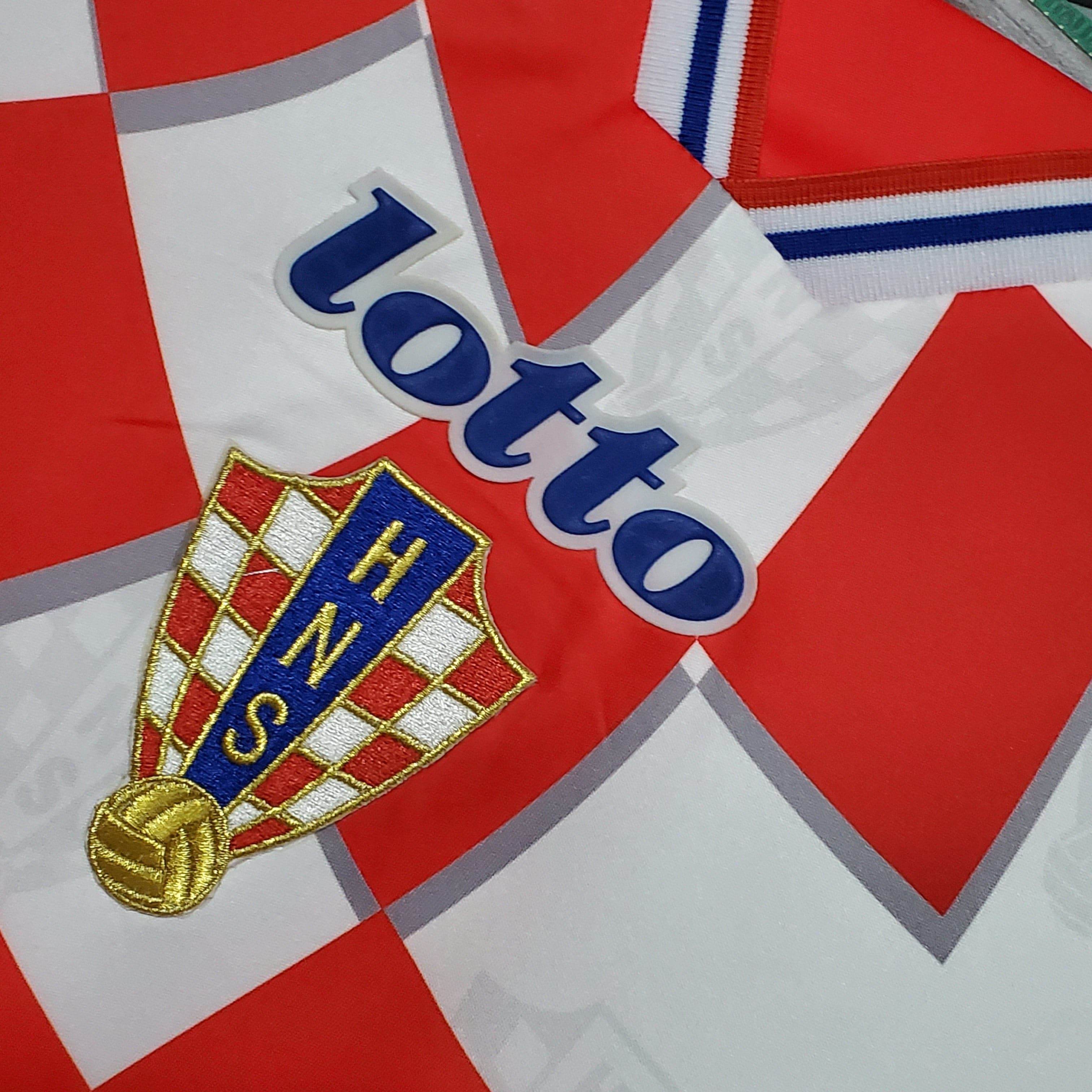 CAMISETA CROACIA II 1998 HOMBRE (RETRO) - ZonaCamisetas