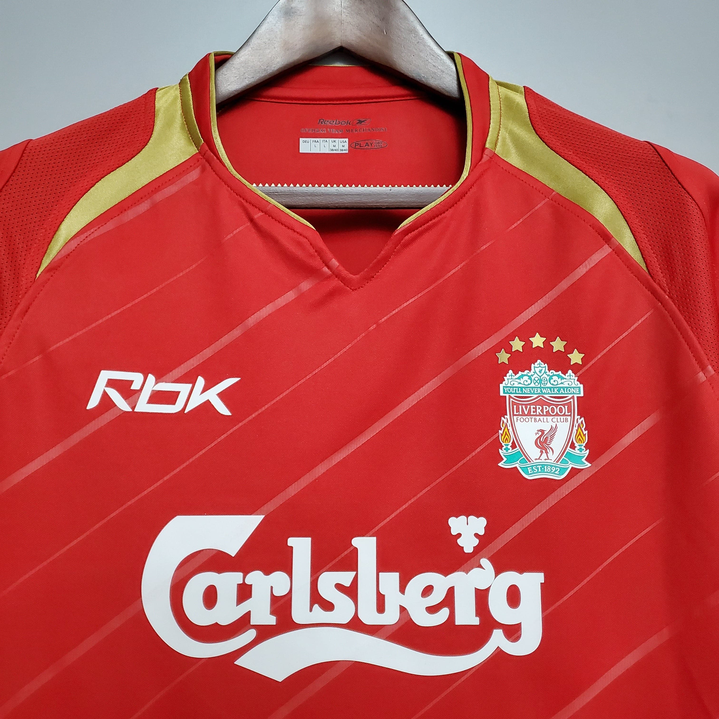 CAMISETA LIVERPOOL I 2005 HOMBRE (RETRO)