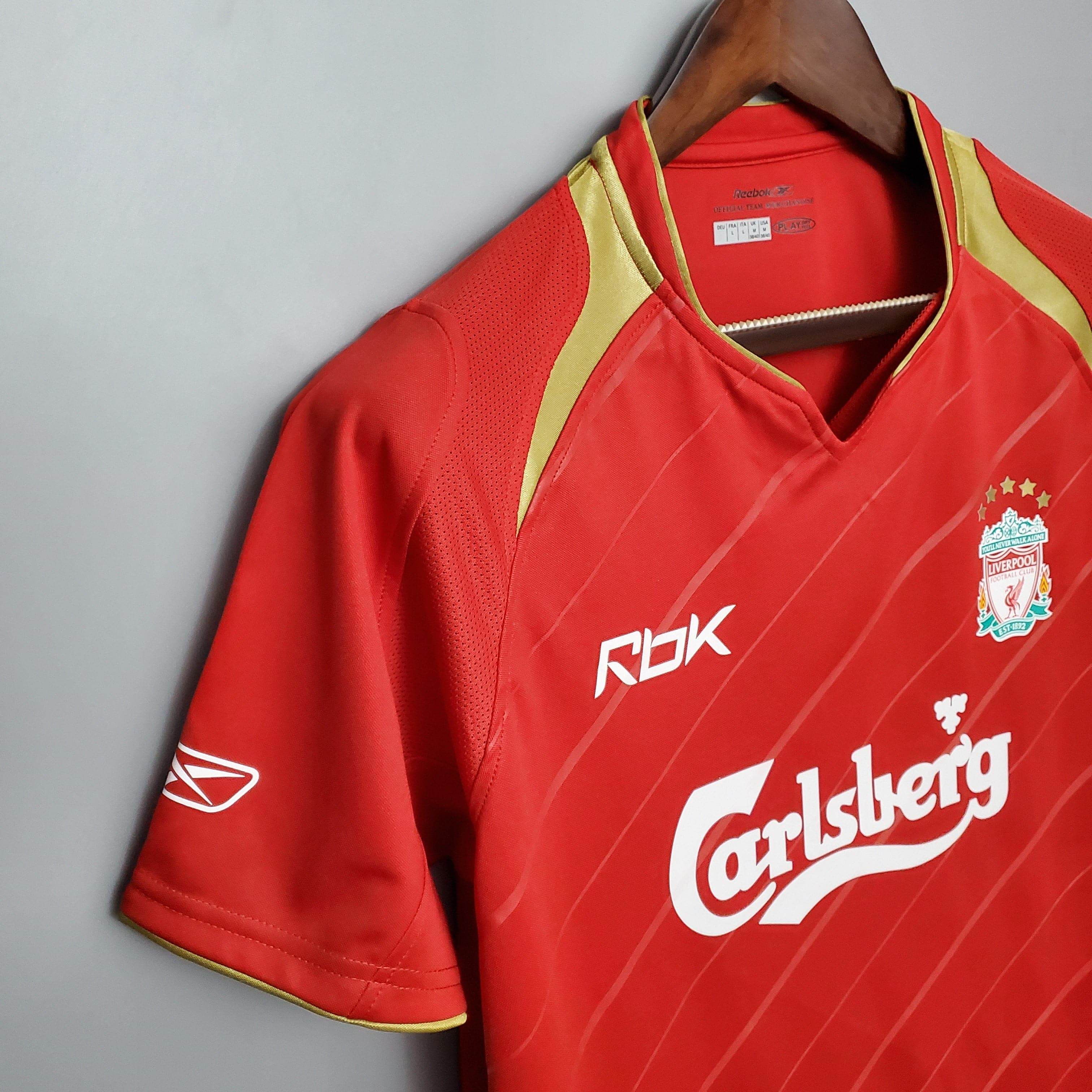CAMISETA LIVERPOOL I 2005 HOMBRE (RETRO) - ZonaCamisetas