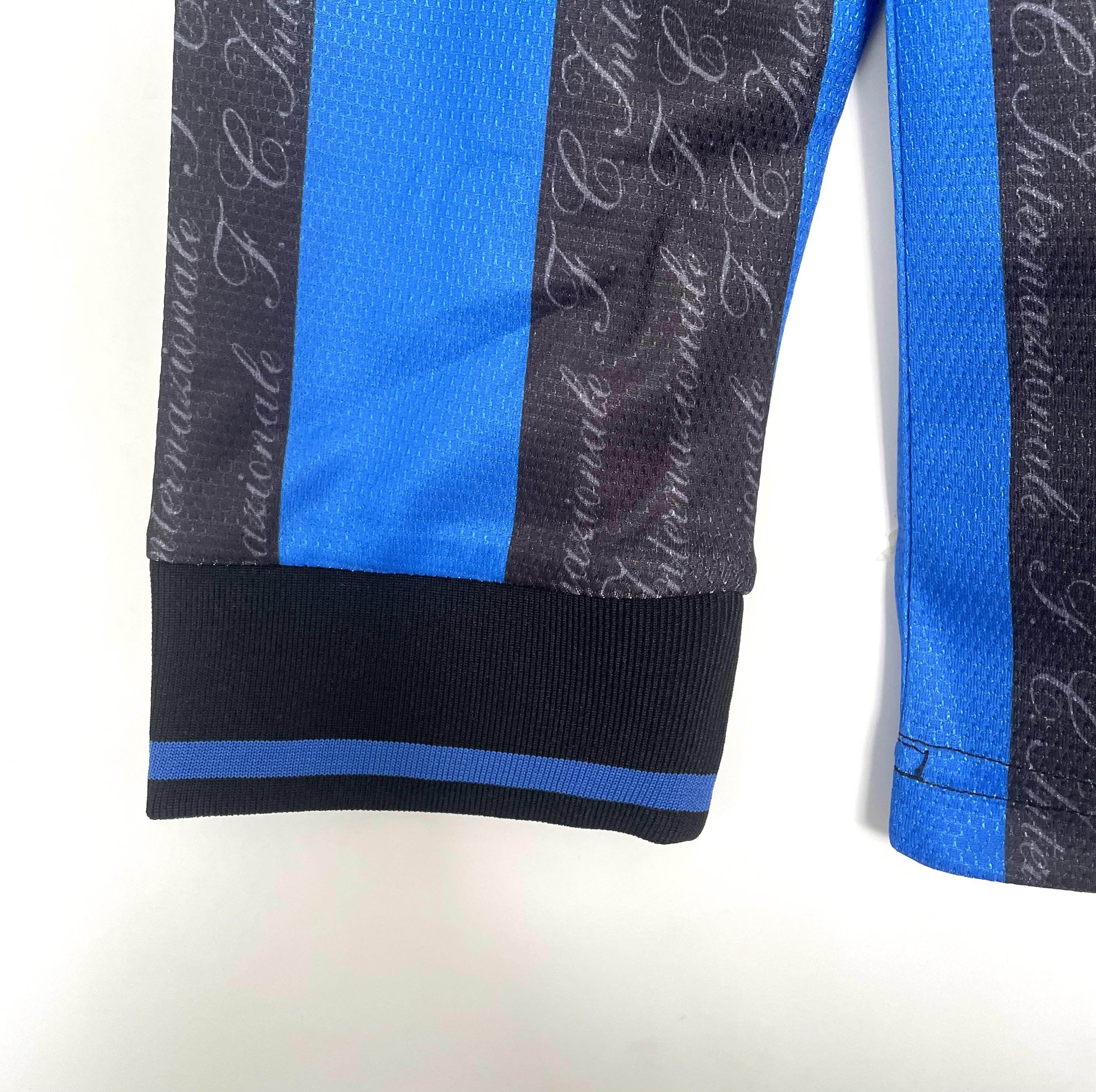 CAMISETA INTER DE MILAN I 97/98 HOMBRE MANGA LARGA (RETRO) - ZonaCamisetas