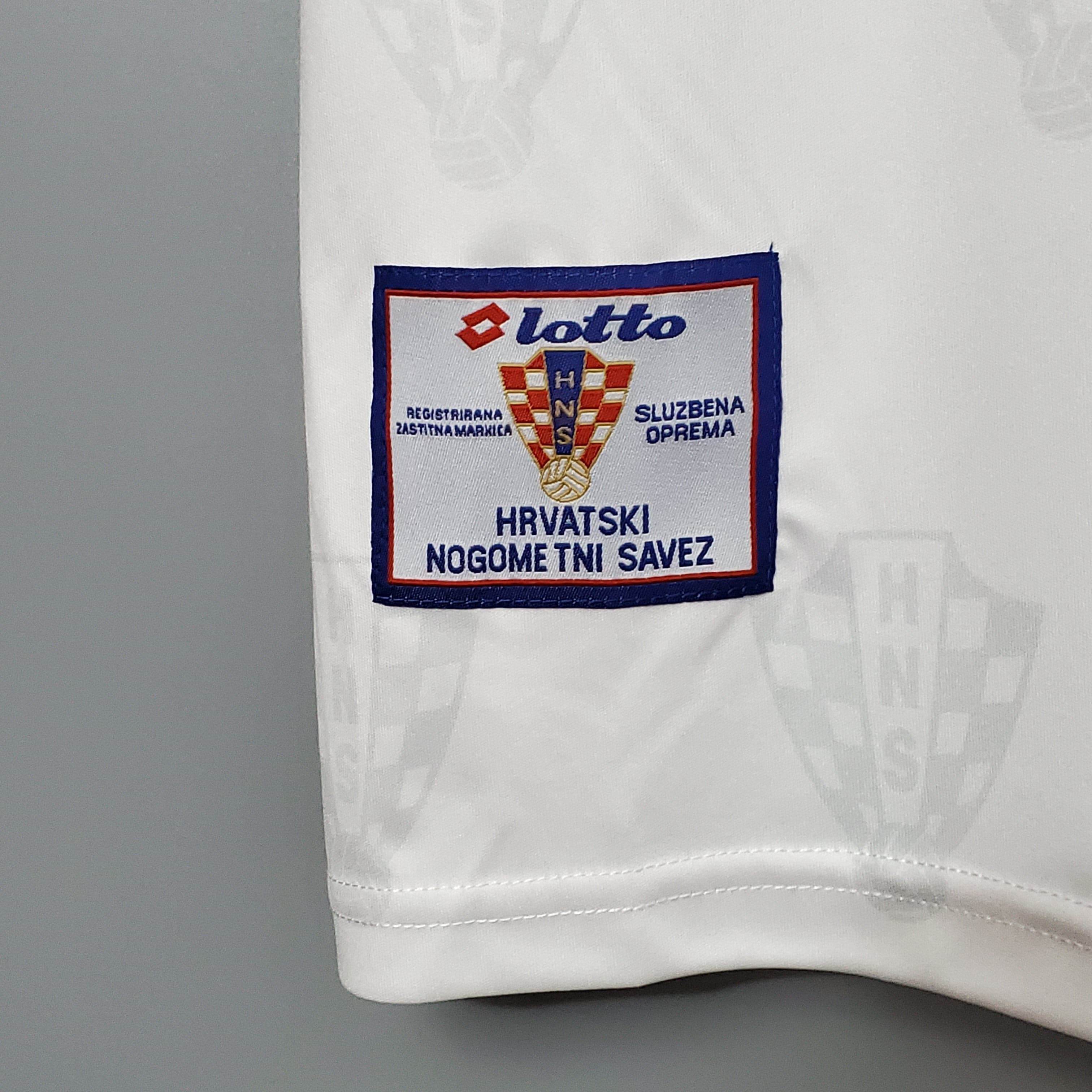 CAMISETA CROACIA II 1998 HOMBRE (RETRO) - ZonaCamisetas